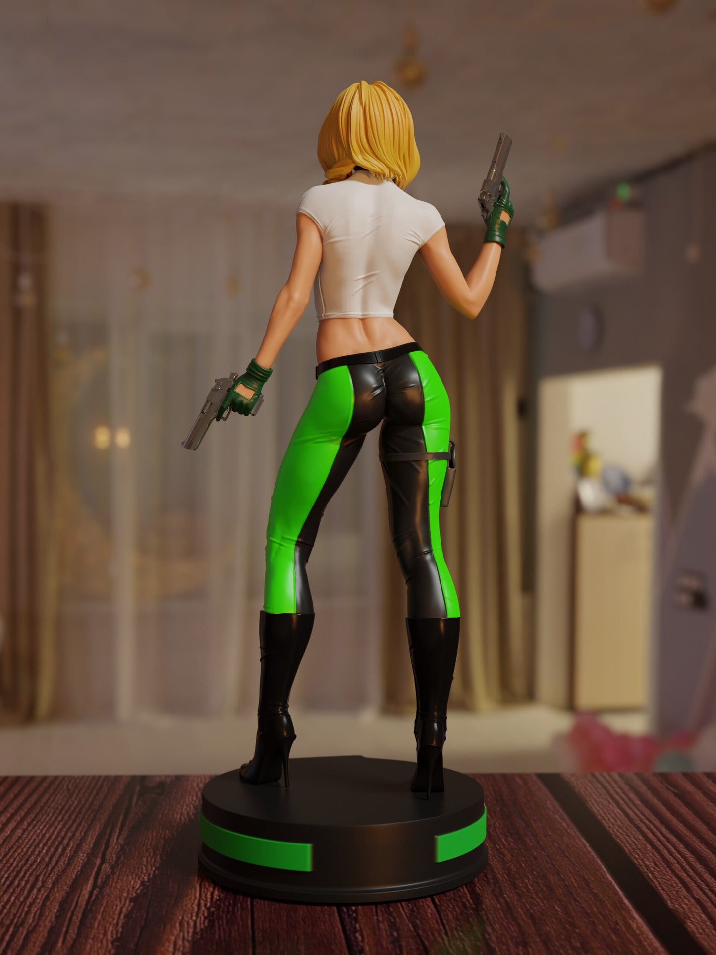 Abbey Chase Special Edition - Danger Girl - STL 3D Print Files - 3D Printed Garage Kit ガレージキット Resin Model Scale Figure フィギュア