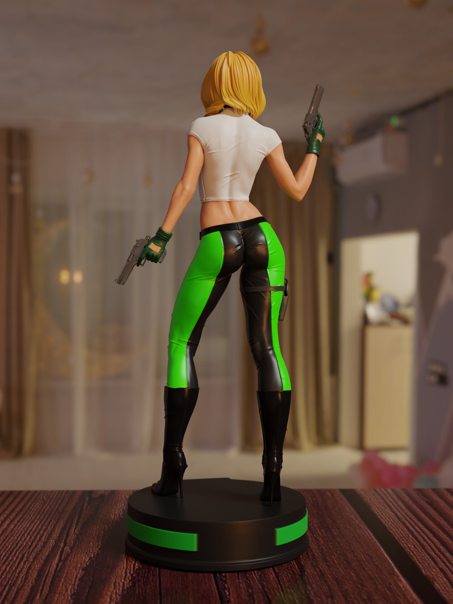 Abbey Chase Special Edition - Danger Girl - STL 3D Print Files - 3D Printed Garage Kit ガレージキット Resin Model Scale Figure フィギュア