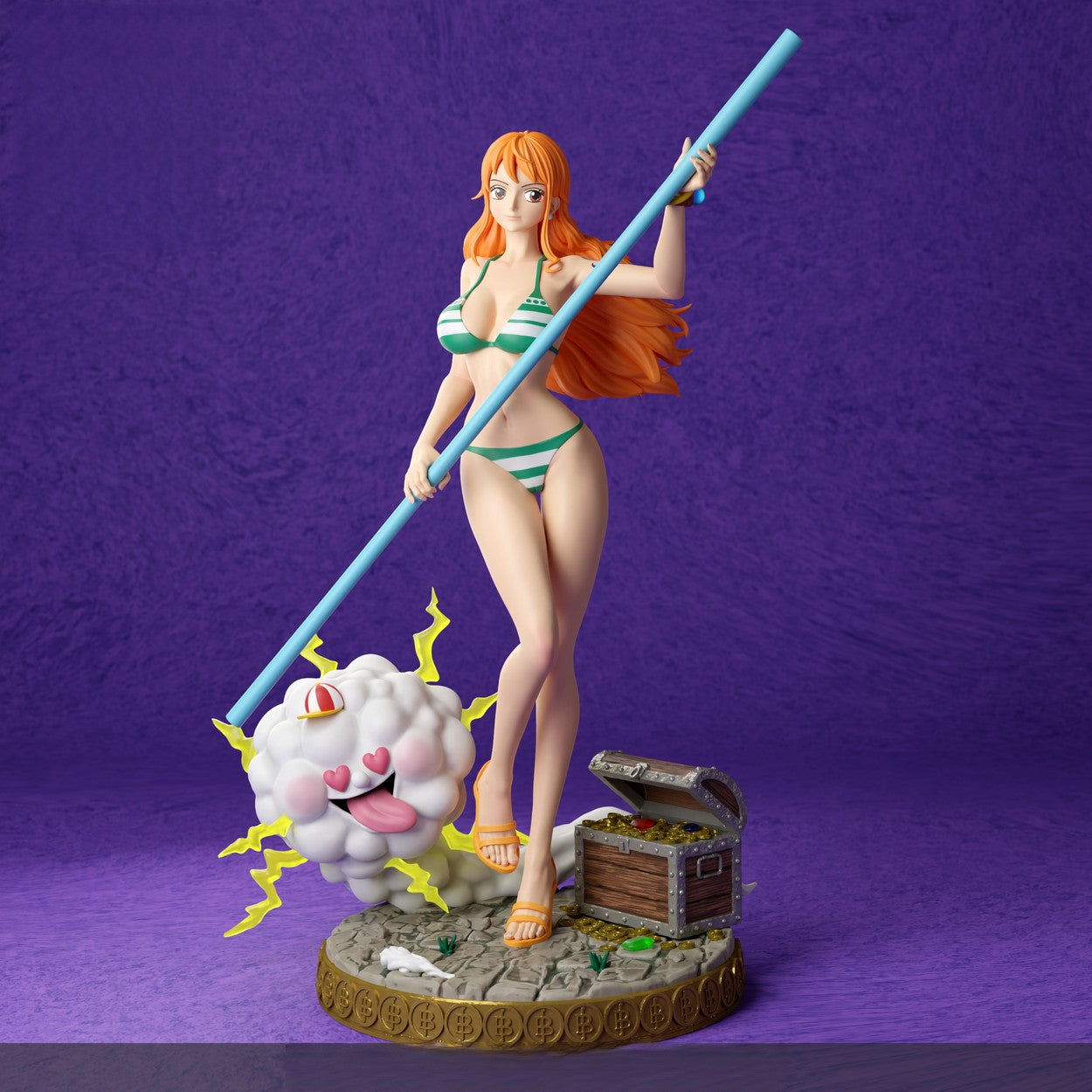 Nami Special Edition - One Piece - STL 3D Print Files - 3D Printed Garage Kit ガレージキット Resin Model Scale Figure フィギュア