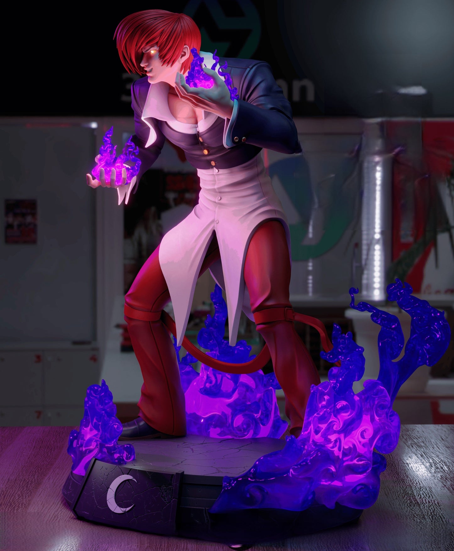 Lori Yagami - The King of Fighters 1/8 Scale - 3D Printed Garage Kit ガレージキット Resin Model Scale Figure フィギュア