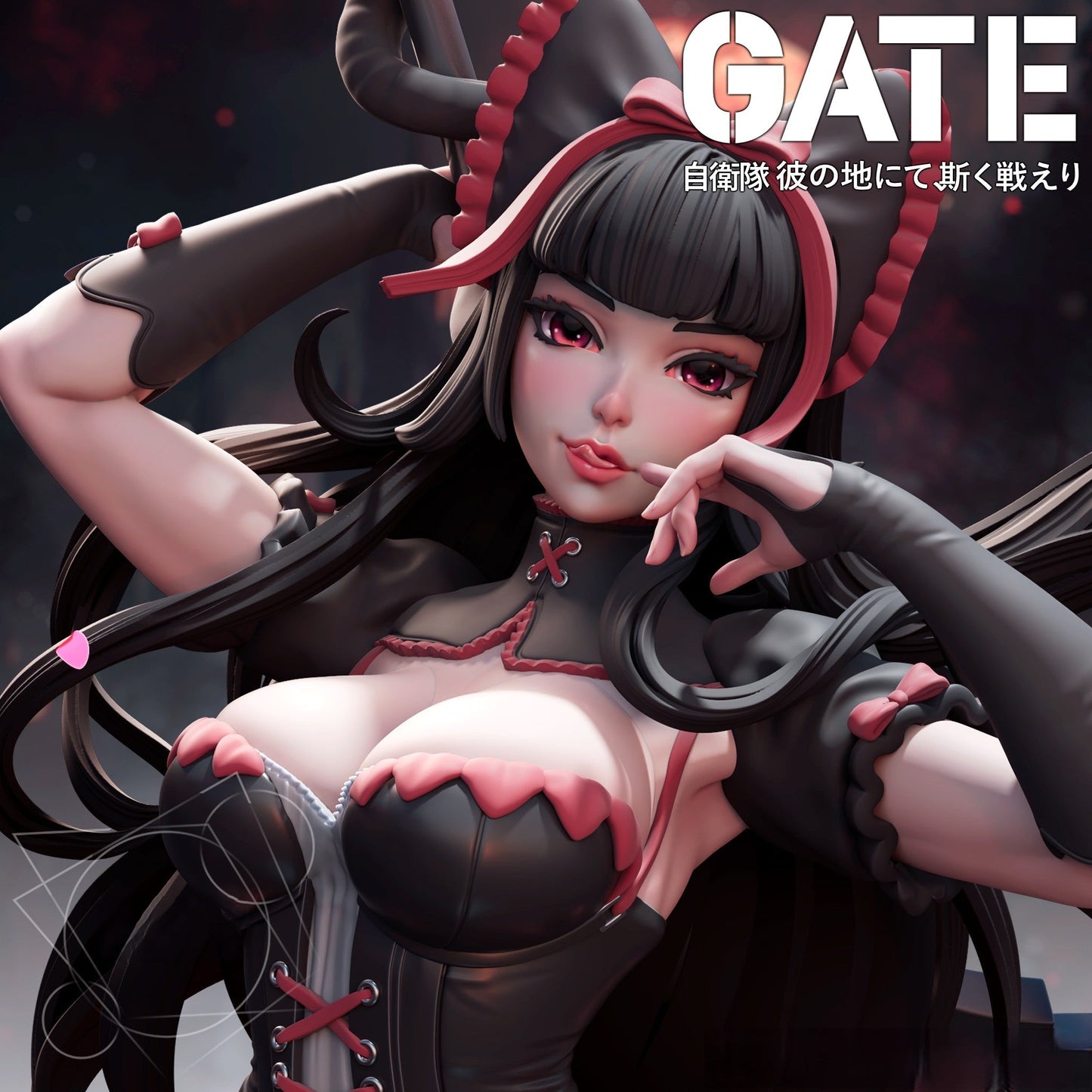 Rory Mercury Special Edition - Gate - STL 3D Print Files - 3D Printed Garage Kit ガレージキット Resin Model Scale Figure フィギュア