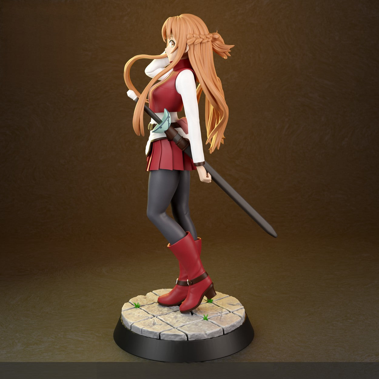 1387 Yuuki Asuna Special Edition - Sword Art Online - STL 3D Print Files - 3D Printed Garage Kit ガレージキット Resin Model Scale Figure フィギュア
