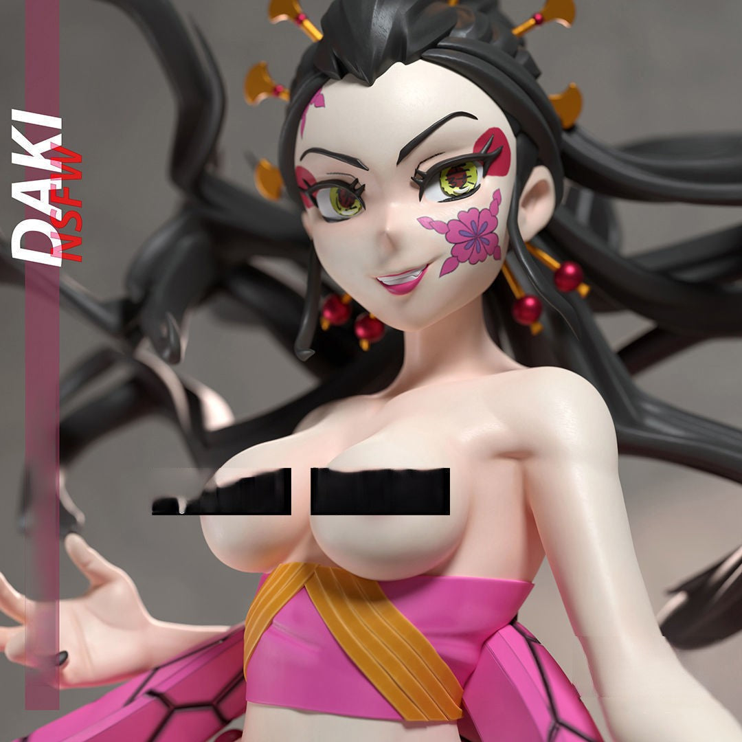 1476 Daki Special Edition - Kimetsu no Yaiba - STL 3D Print Files - 3D Printed Garage Kit ガレージキット Resin Model Scale Figure フィギュア