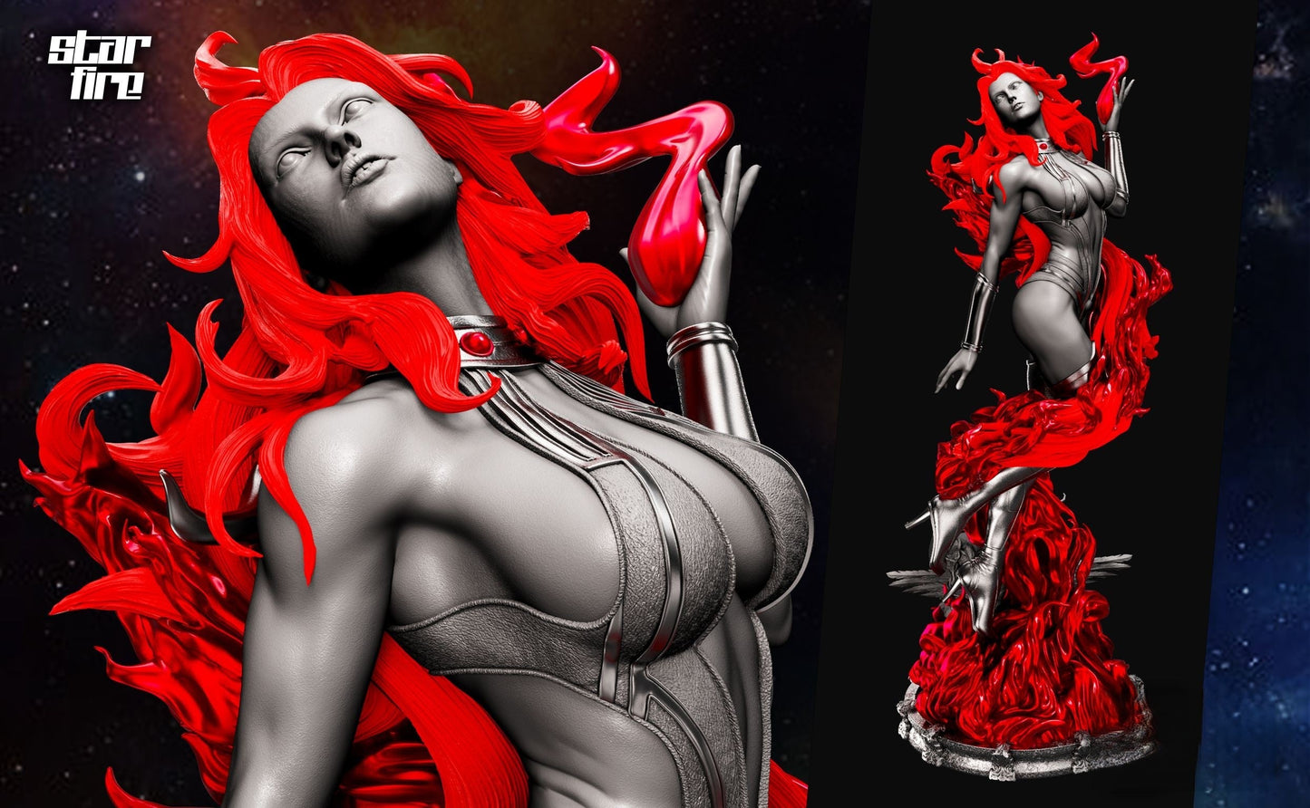 Starfire - STL 3D Print Files - 3D Printed Garage Kit ガレージキット Resin Model Scale Figure フィギュア