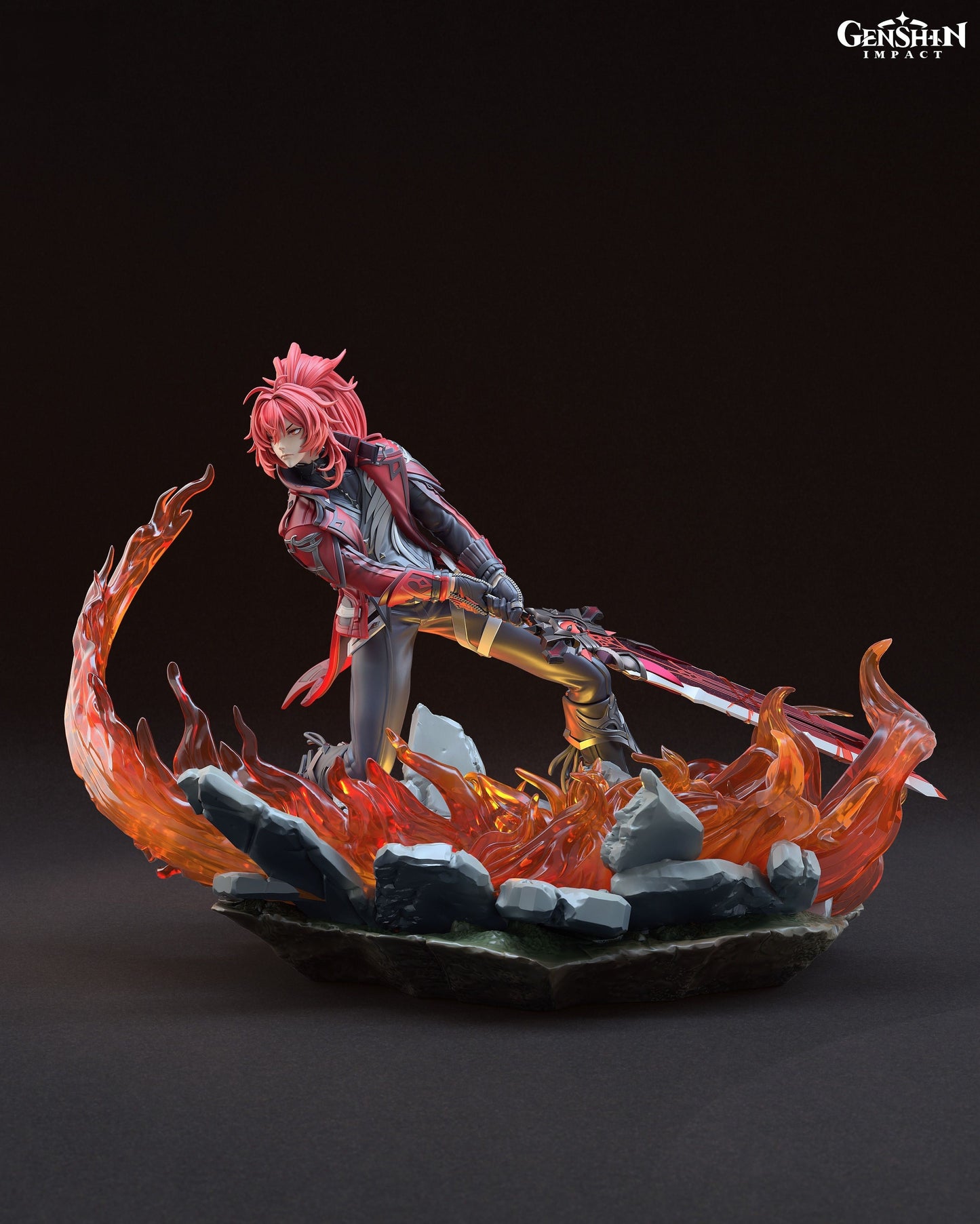 Diluc - Genshin Impact - STL 3D Print Files - 3D Printed Garage Kit ガレージキット Resin Model Scale Figure フィギュア
