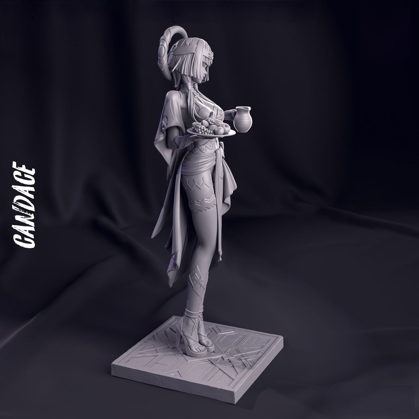 Candace - Genshin Impact - STL 3D Print Files - 3D Printed Garage Kit ガレージキット Resin Model Scale Figure フィギュア