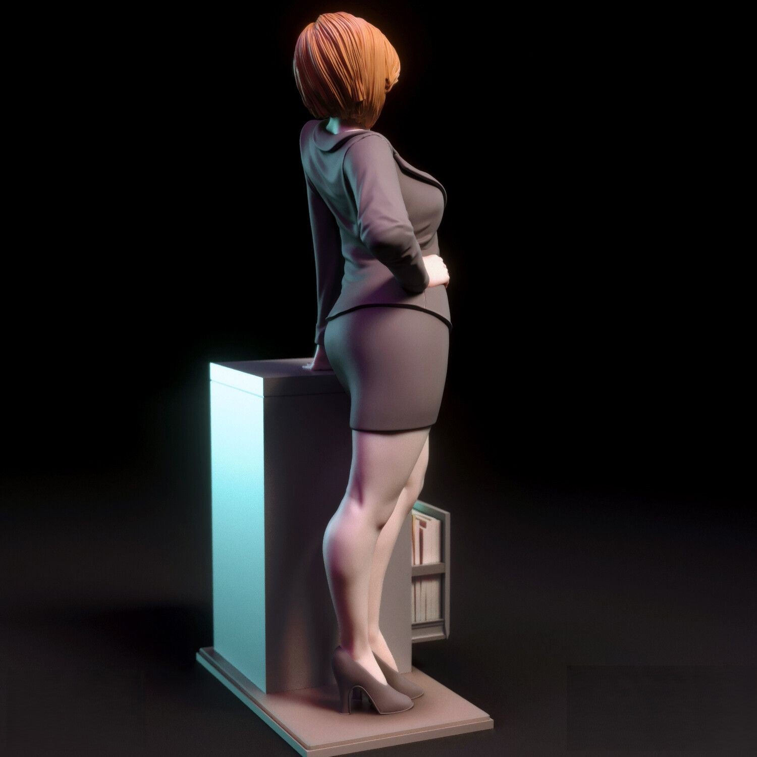 Dana Scully Special Edition - The X-Files - STL 3D Print Files - 3D Printed Garage Kit ガレージキット Resin Model Scale Figure フィギュア