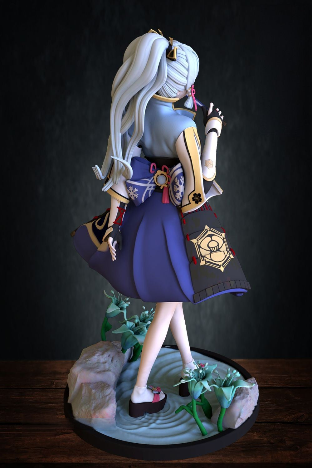 Kamisato Ayaka Special Edition - Genshin Impact - STL 3D Print Files - 3D Printed Garage Kit ガレージキット Resin Model Scale Figure フィギュア