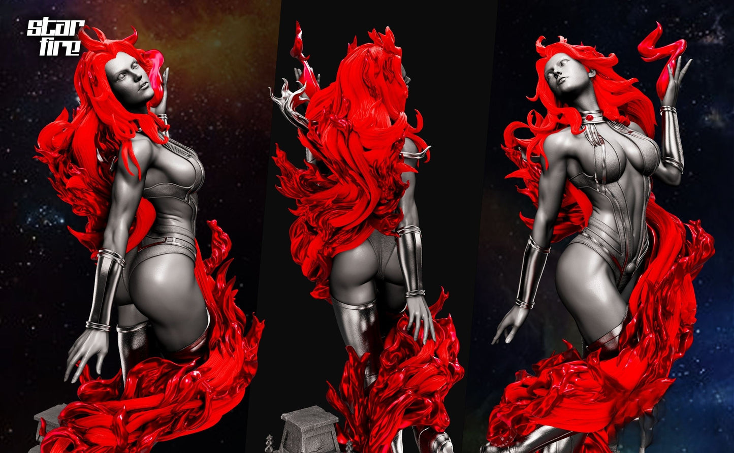 Starfire - STL 3D Print Files - 3D Printed Garage Kit ガレージキット Resin Model Scale Figure フィギュア
