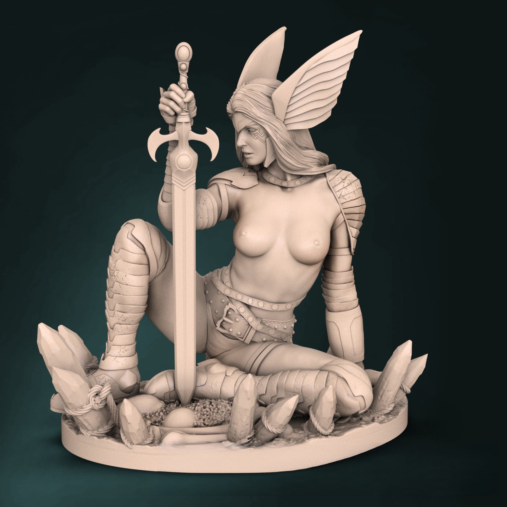 1535 Angela Special Edition - Spawn - STL 3D Print Files - 3D Printed Garage Kit ガレージキット Resin Model Scale Figure フィギュア