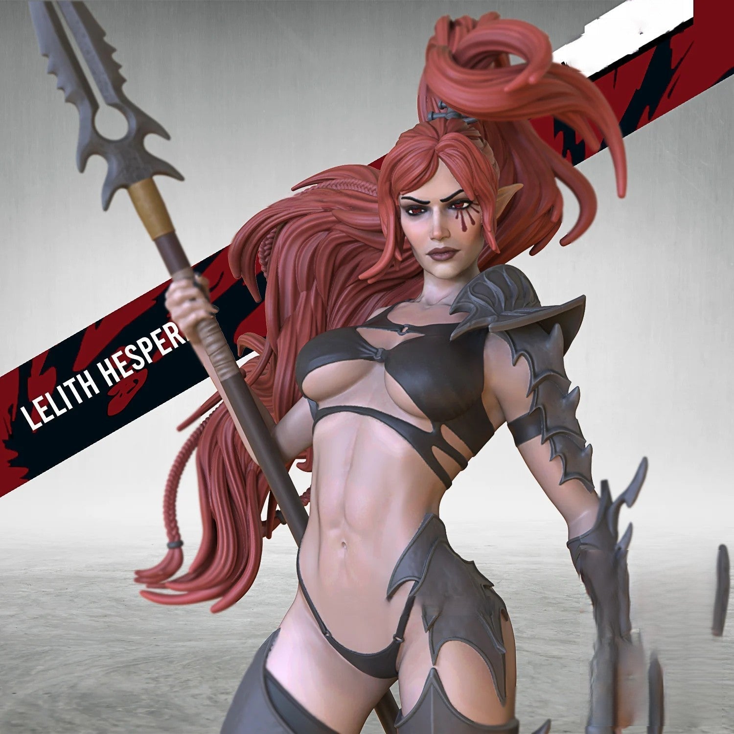 Lelith Hesperax Special Edition - War Hammer 40K - STL 3D Print Files - 3D Printed Garage Kit ガレージキット Resin Model Scale Figure フィギュア