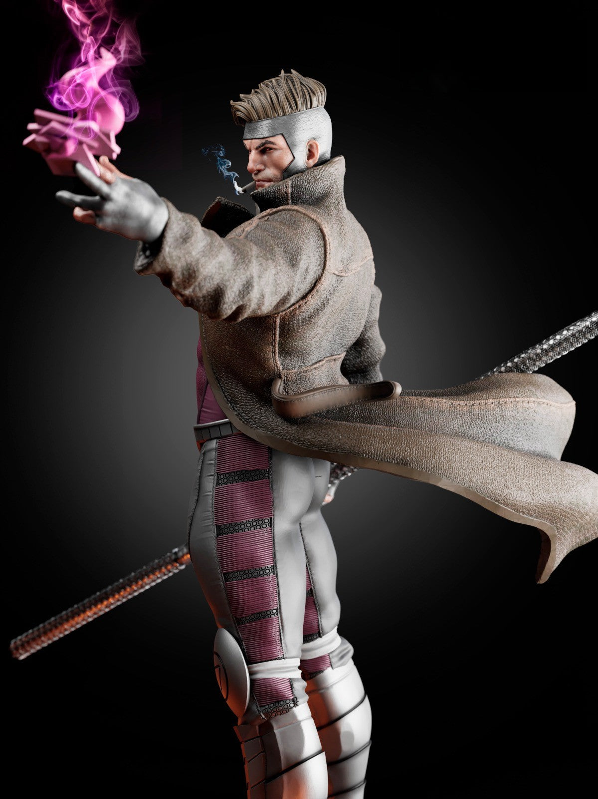 Gambit - X-MEN - 3D Print 1/8 Scale