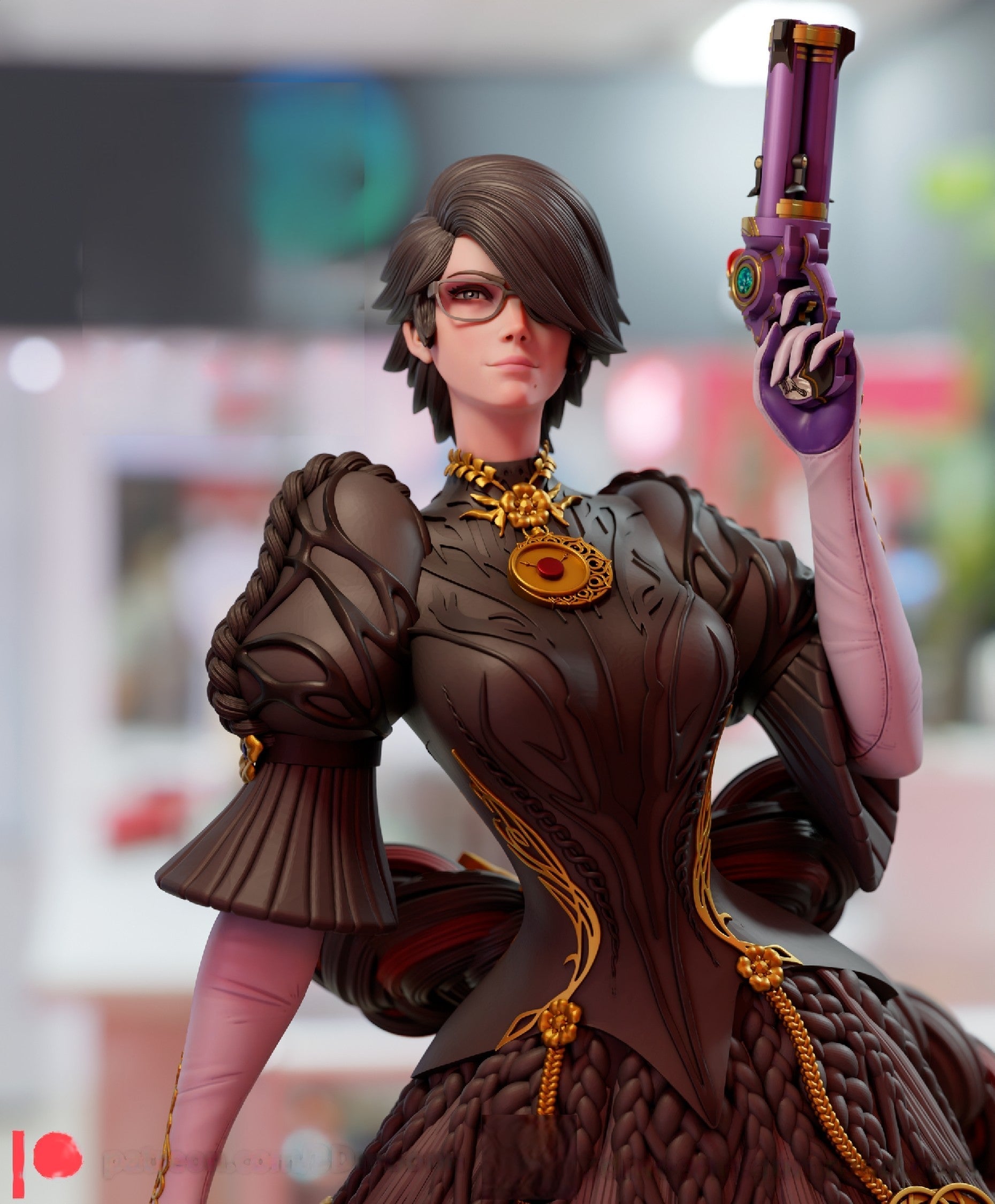 1244 Cereza Special Edition - Bayonetta - STL 3D Print Files - 3D Printed Garage Kit ガレージキット Resin Model Scale Figure フィギュア