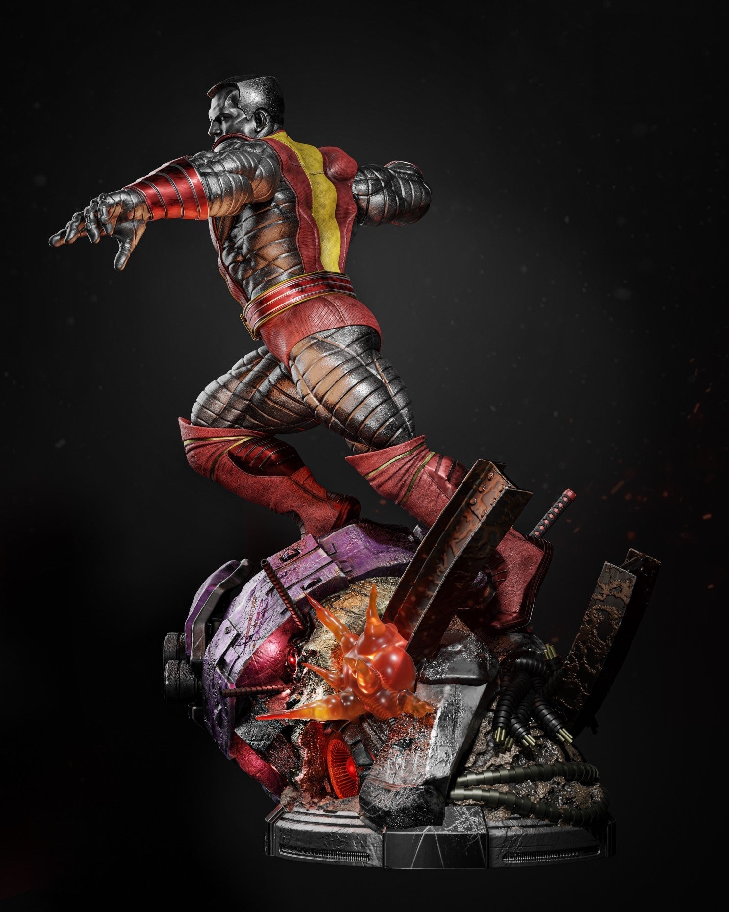 Colossus - X-Men 1/8 Scale - 3D Printed Garage Kit ガレージキット Resin Model Scale Figure フィギュア