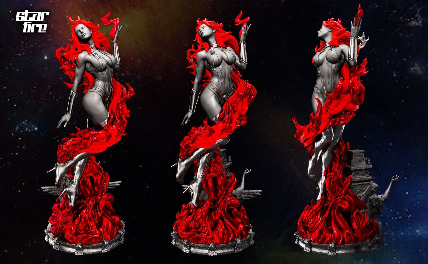 Starfire - STL 3D Print Files - 3D Printed Garage Kit ガレージキット Resin Model Scale Figure フィギュア