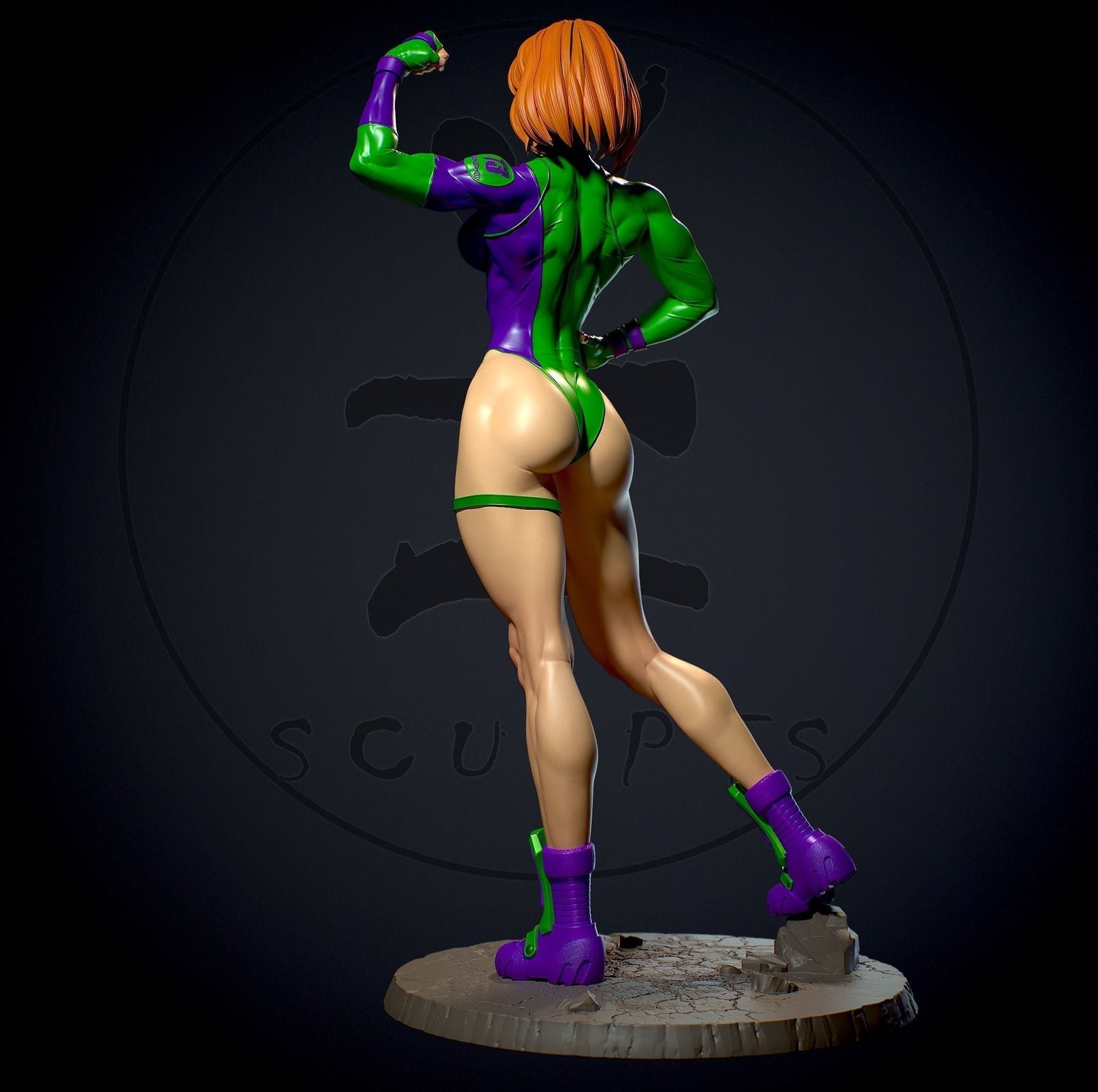 Caitlin Fairchild Special Edition - DC Comics - STL 3D Print Files - 3D Printed Garage Kit ガレージキット Resin Model Scale Figure フィギュア