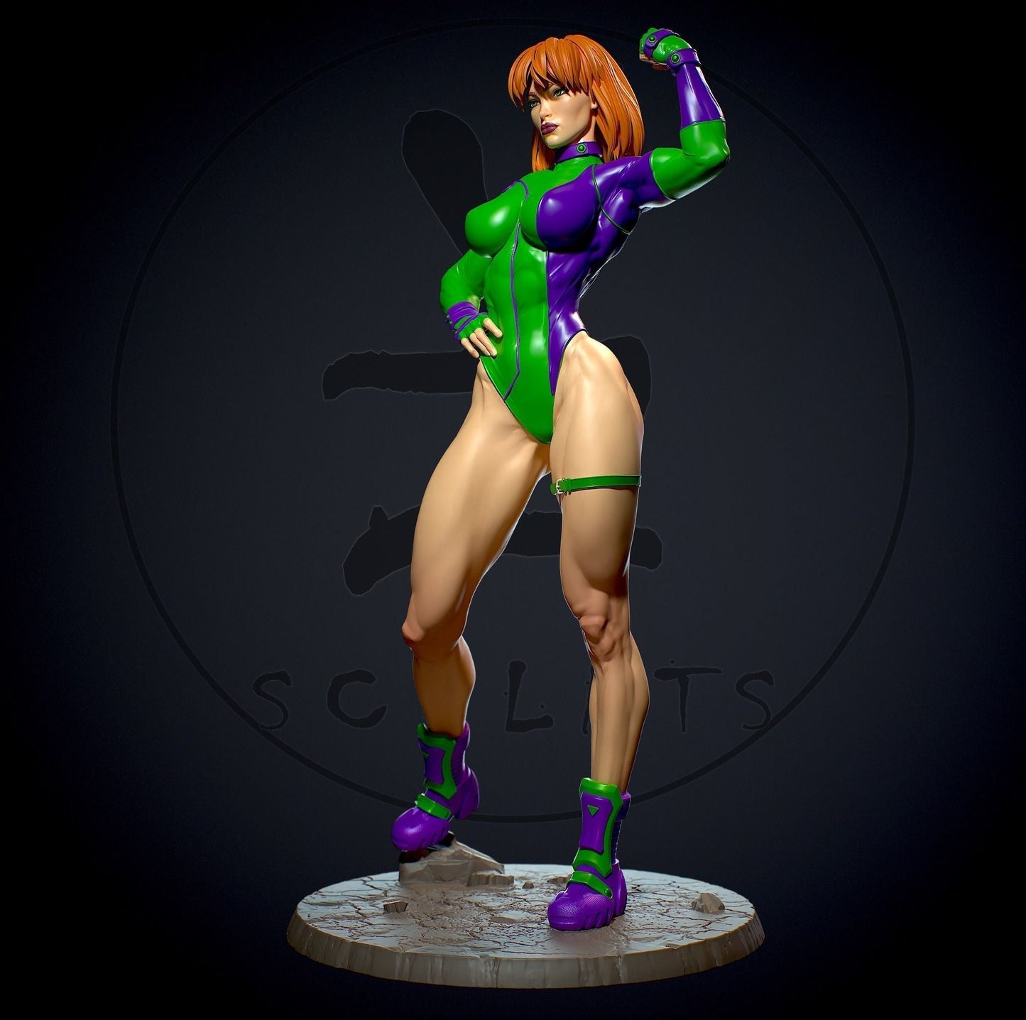 Caitlin Fairchild Special Edition - DC Comics - STL 3D Print Files - 3D Printed Garage Kit ガレージキット Resin Model Scale Figure フィギュア