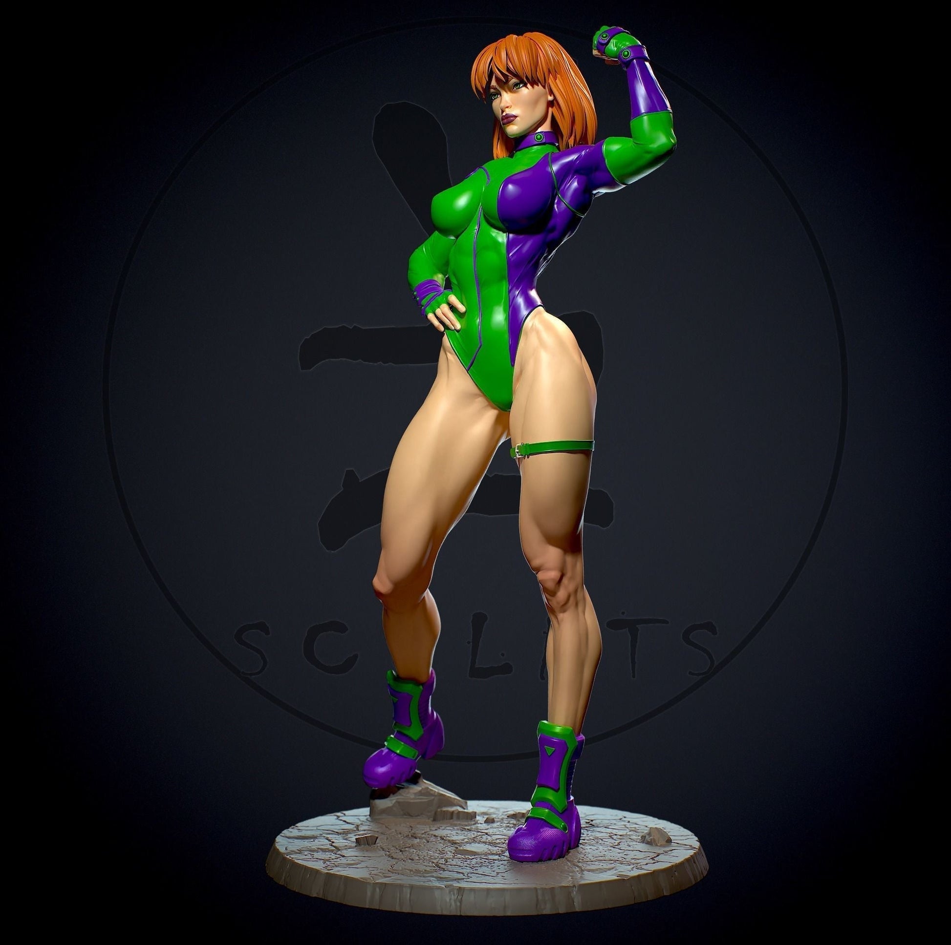 Caitlin Fairchild Special Edition - DC Comics - STL 3D Print Files - 3D Printed Garage Kit ガレージキット Resin Model Scale Figure フィギュア
