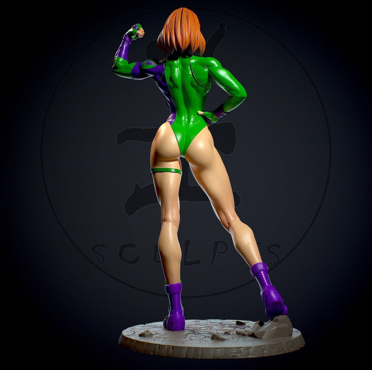 Caitlin Fairchild Special Edition - DC Comics - STL 3D Print Files - 3D Printed Garage Kit ガレージキット Resin Model Scale Figure フィギュア