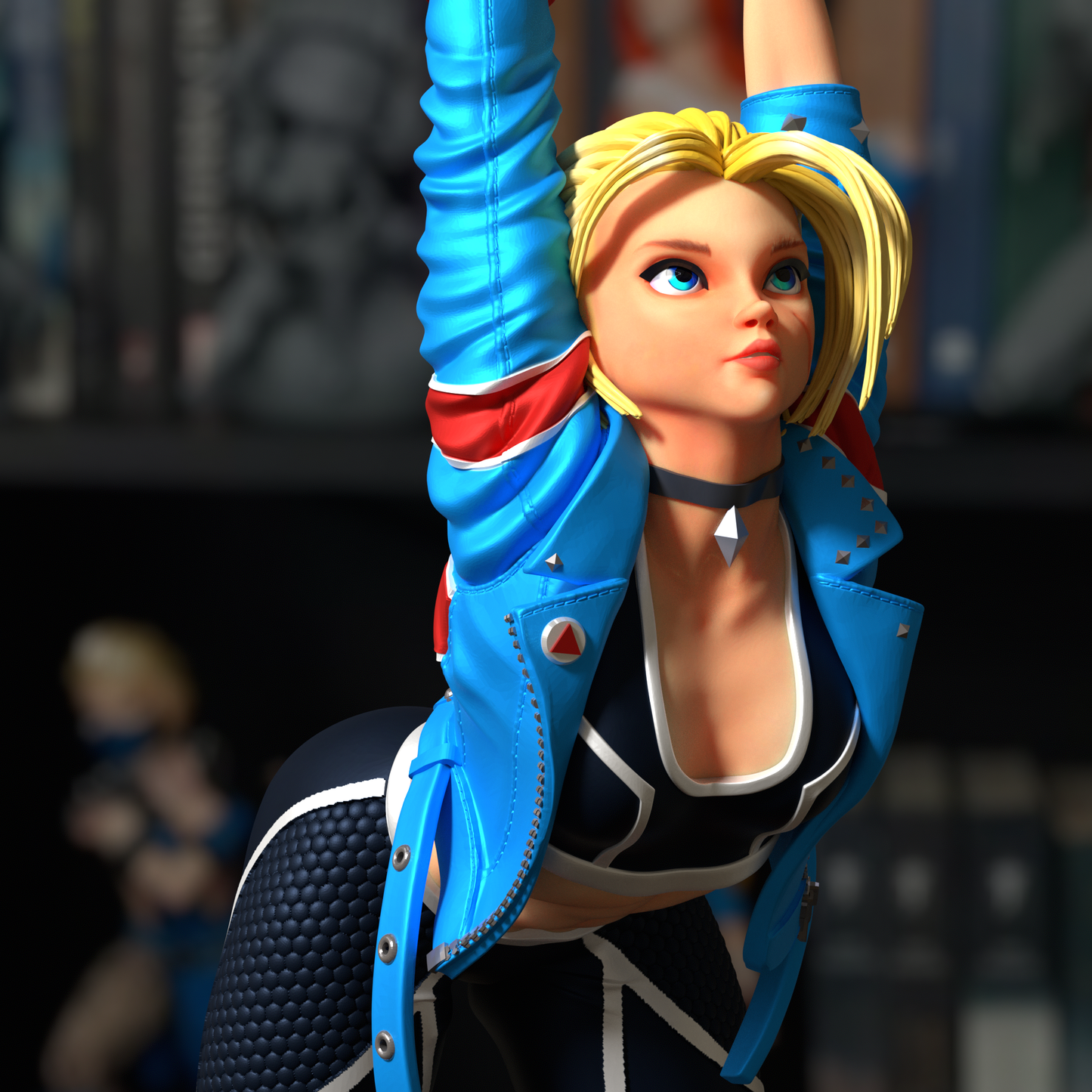 1324 Cammy Special Edition - Street Fighter - STL 3D Print Files - 3D Printed Garage Kit ガレージキット Resin Model Scale Figure フィギュア
