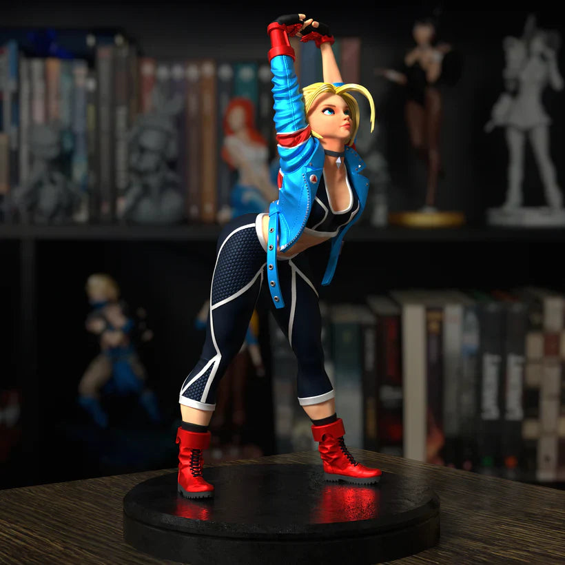 1324 Cammy Special Edition - Street Fighter - STL 3D Print Files - 3D Printed Garage Kit ガレージキット Resin Model Scale Figure フィギュア