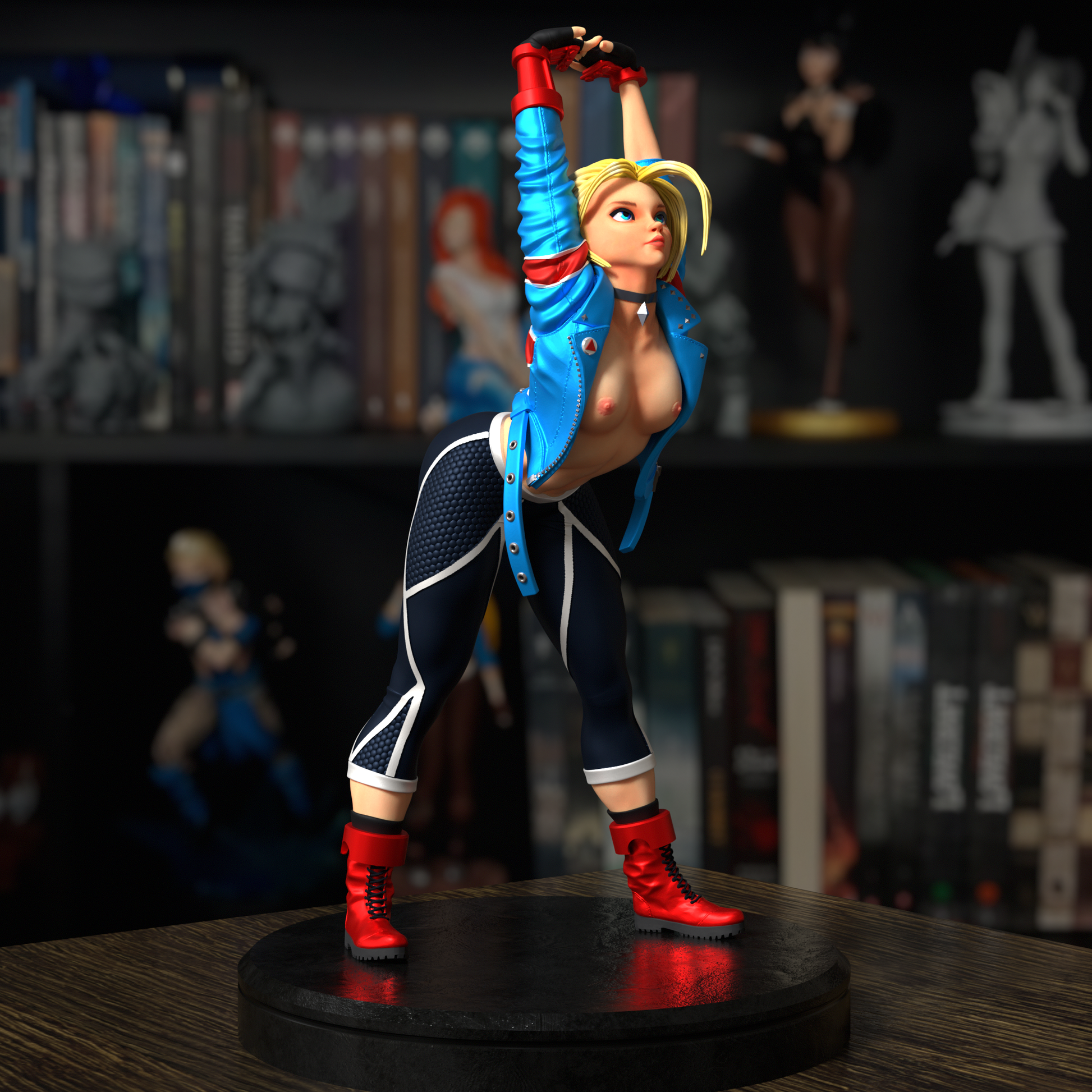 1324 Cammy Special Edition - Street Fighter - STL 3D Print Files - 3D Printed Garage Kit ガレージキット Resin Model Scale Figure フィギュア