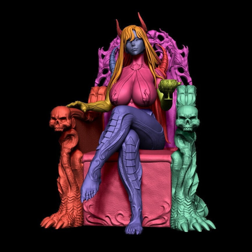 Succubus Special Edition - STL 3D Print Files - 3D Printed Garage Kit ガレージキット Resin Model Scale Figure フィギュア