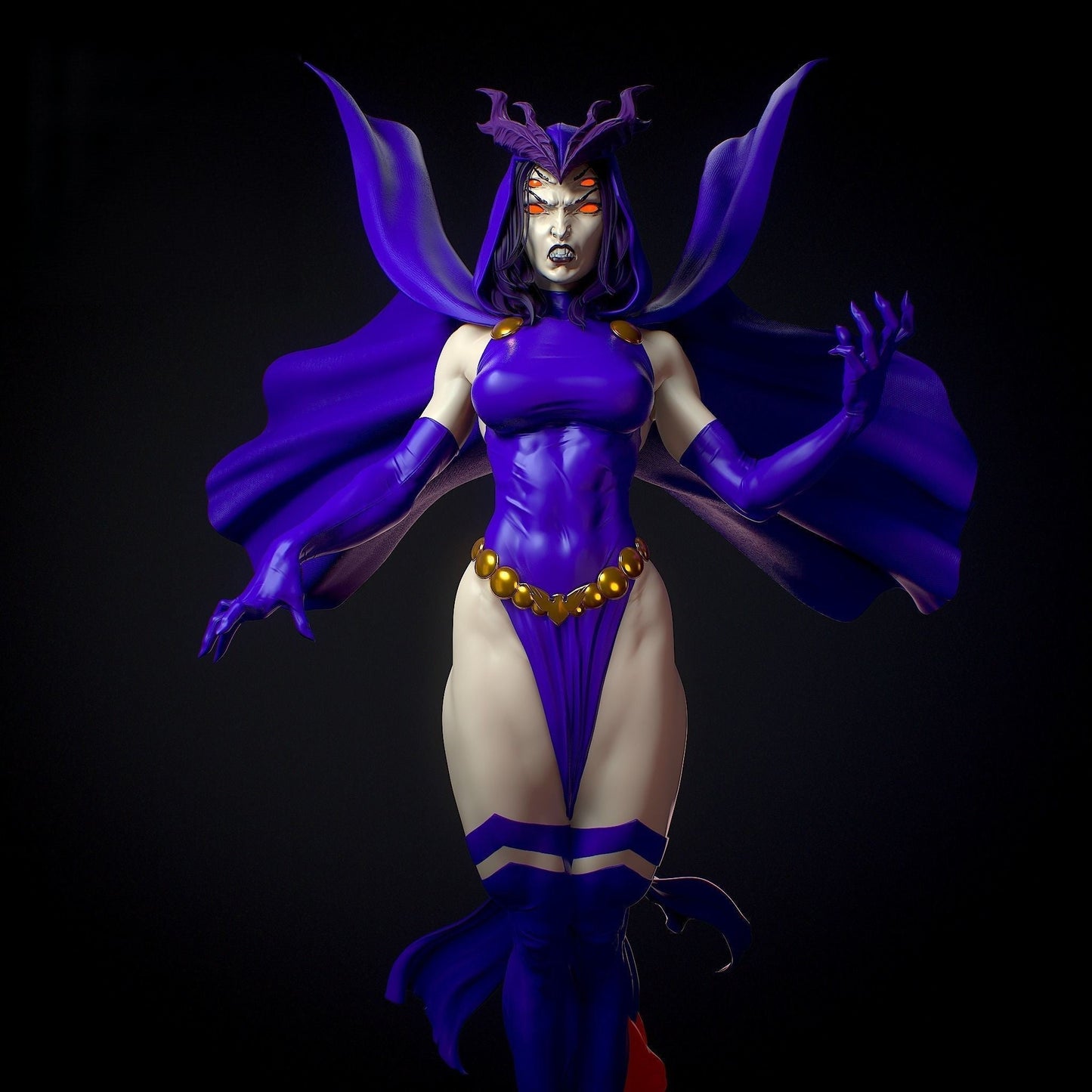 1417 Raven Special Edition - DC Comics - STL 3D Print Files - 3D Printed Garage Kit ガレージキット Resin Model Scale Figure フィギュア