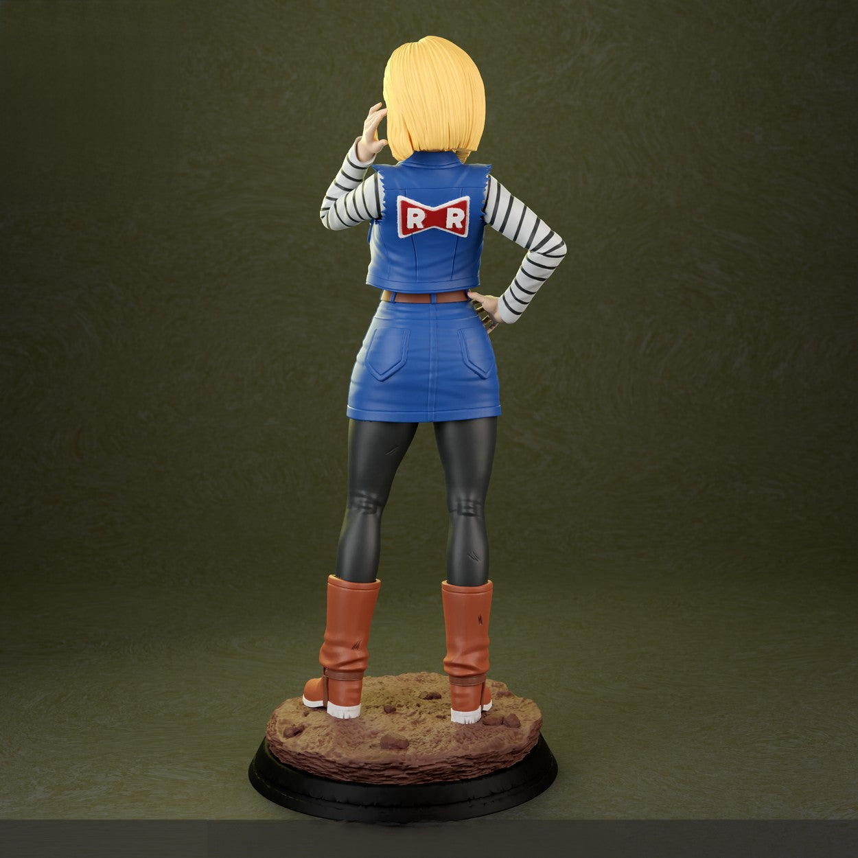 1386 Android 18 Special Edition - Dragon Ball - STL 3D Print Files - 3D Printed Garage Kit ガレージキット Resin Model Scale Figure フィギュア