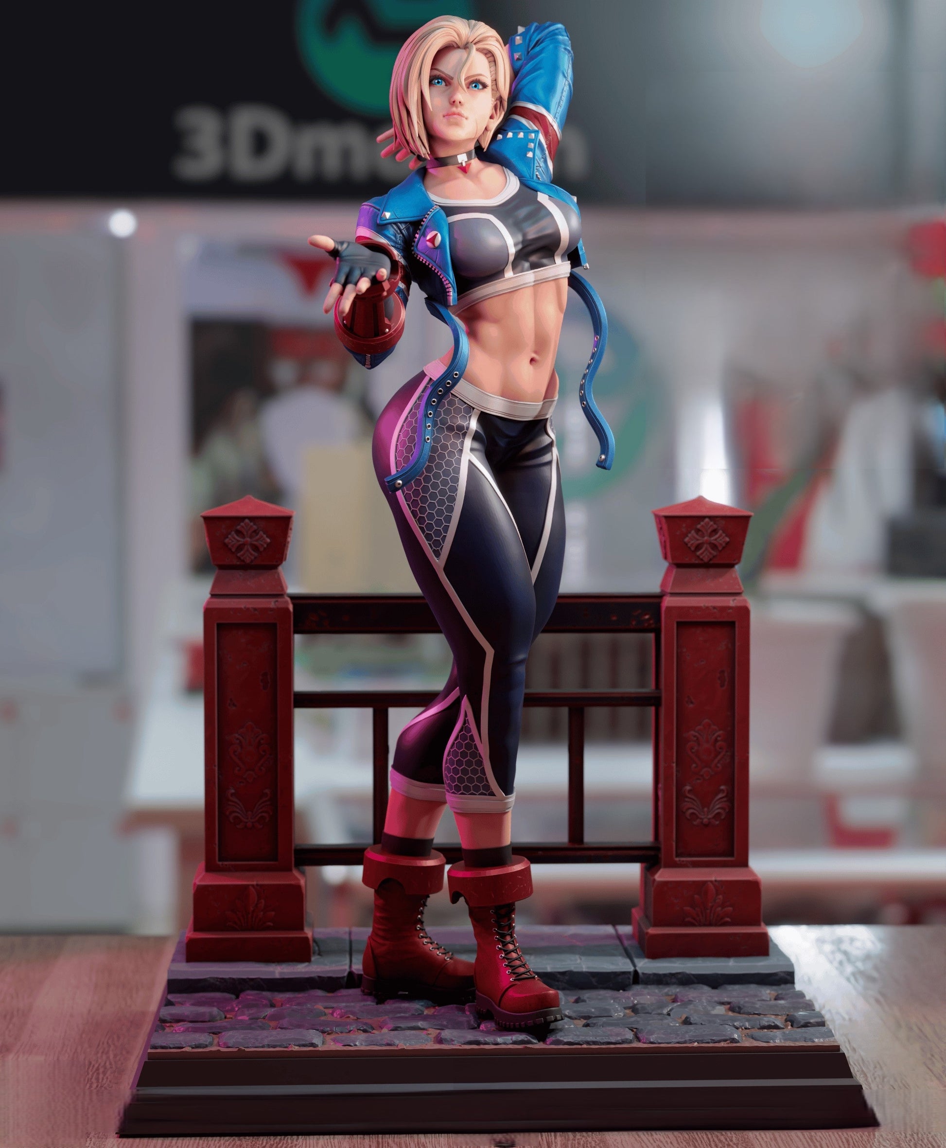 1406 Cammy Special Edition - Street Fighter - STL 3D Print Files - 3D Printed Garage Kit ガレージキット Resin Model Scale Figure フィギュア