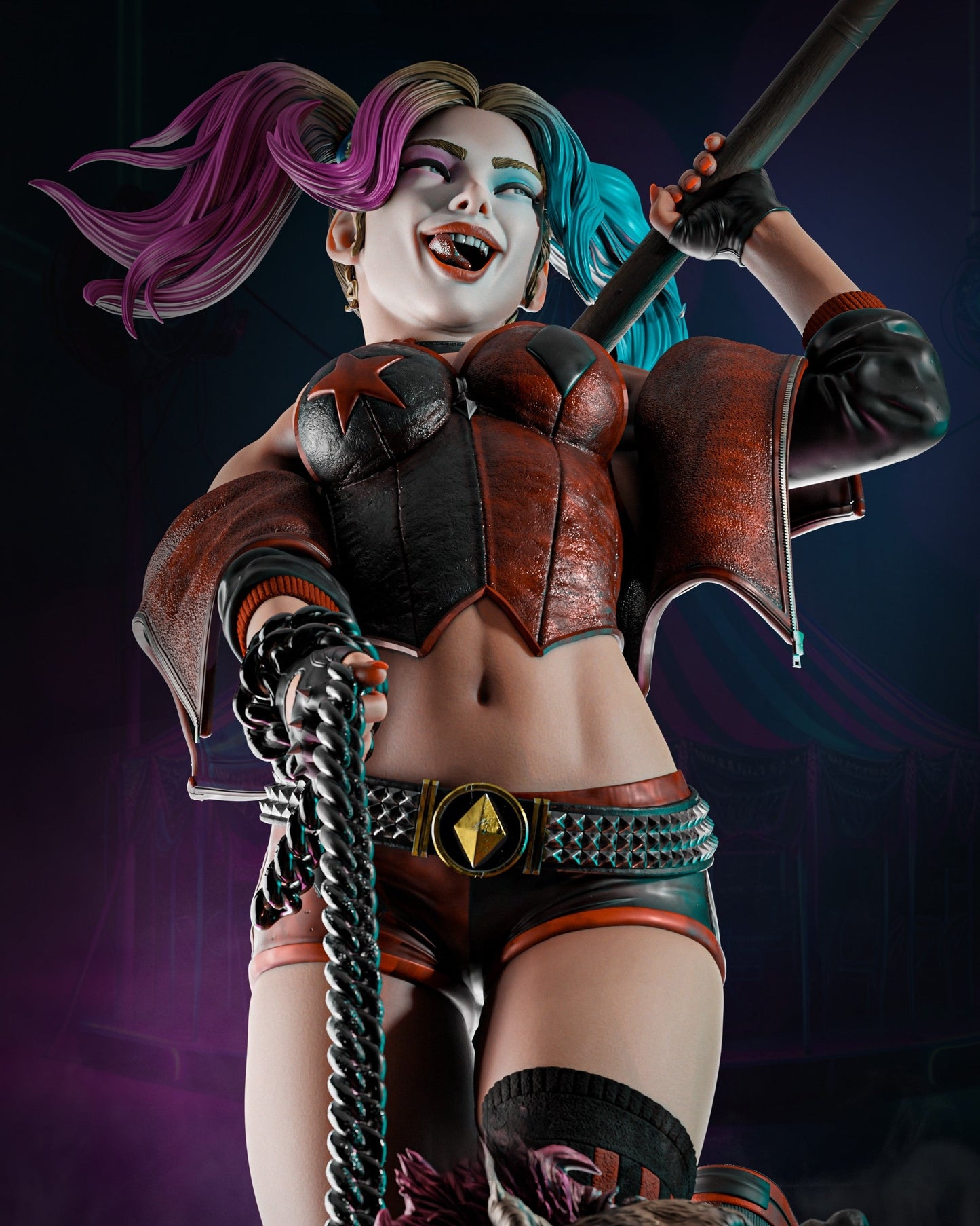Harley Quinn and Hyenas 1/8 Scale