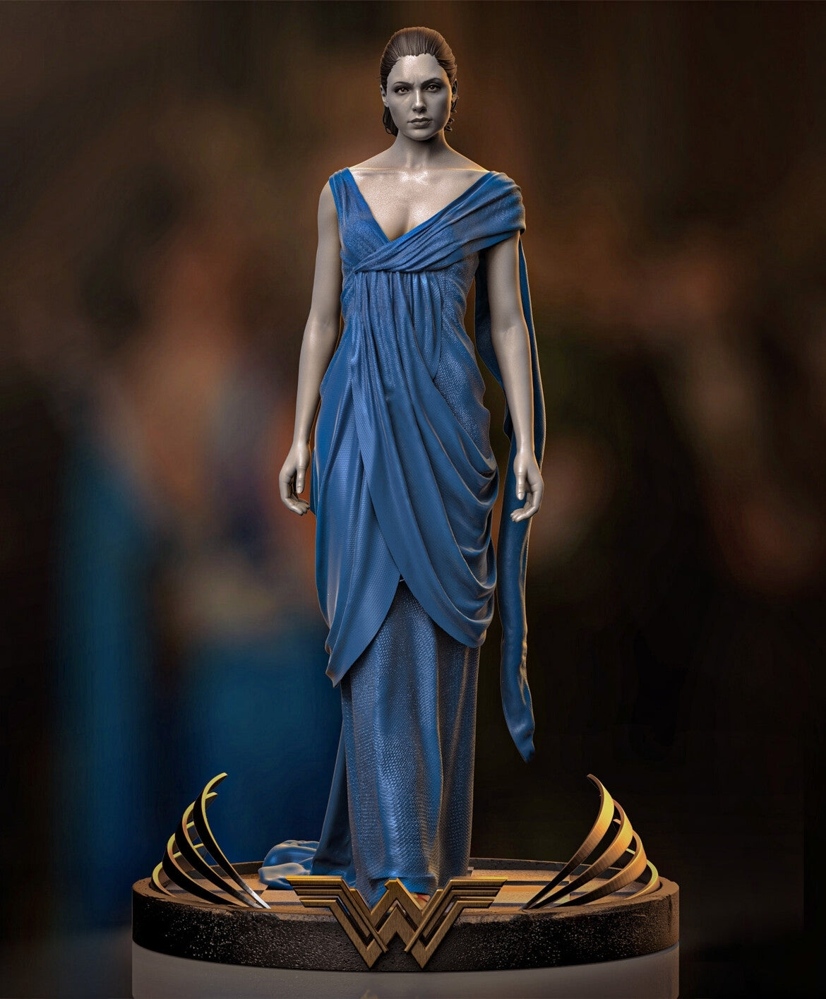 Princess Diana Special Edition - Wonder Woman - STL 3D Print Files - 3D Printed Garage Kit ガレージキット Resin Model Scale Figure フィギュア