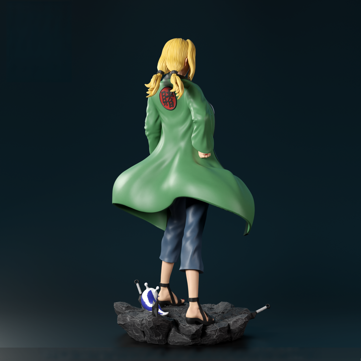 Tsunade Special Edition - Naruto - STL 3D Print Files - 3D Printed Garage Kit ガレージキット Resin Model Scale Figure フィギュア
