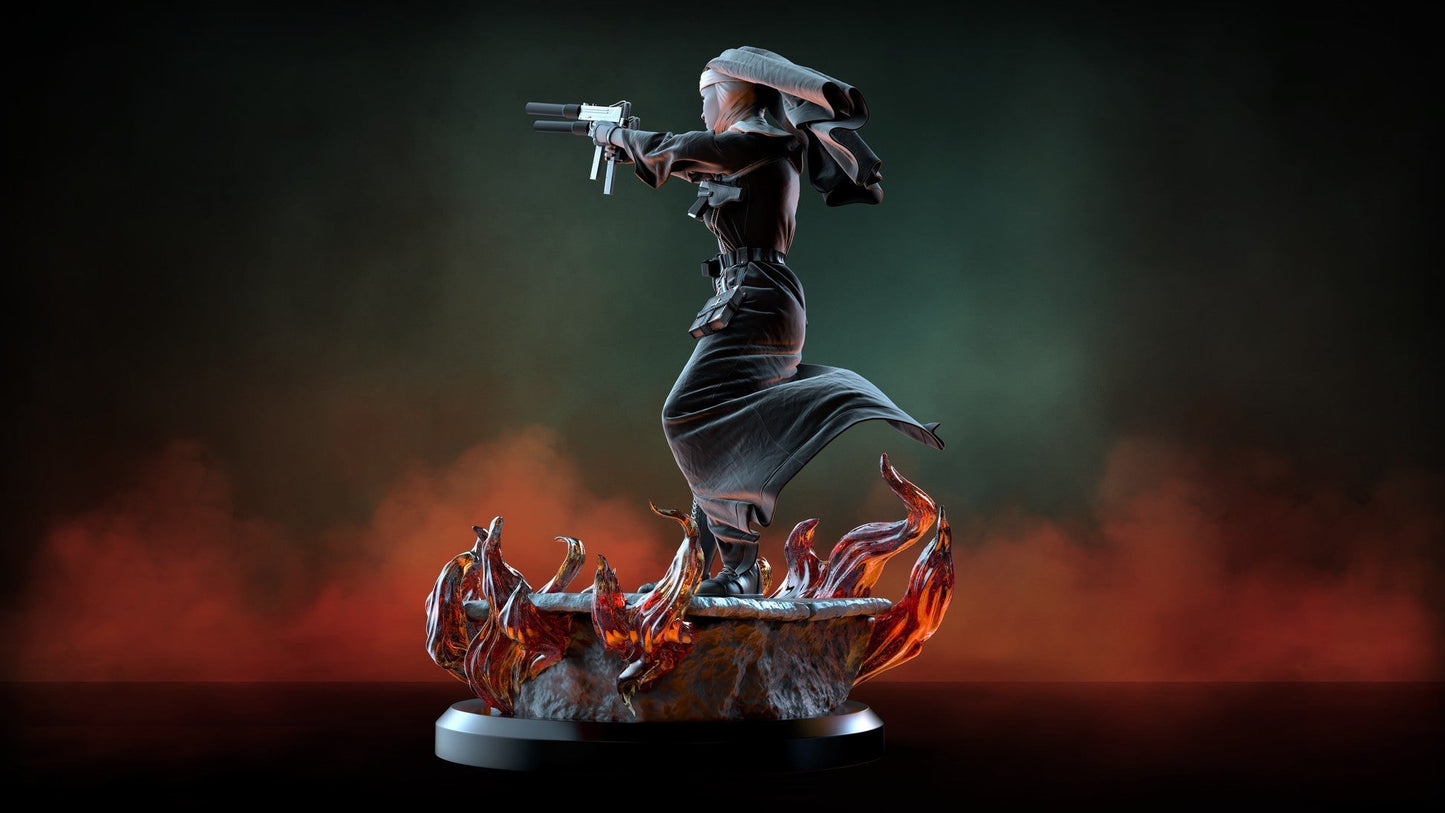 SISTER MARY Special Edition - STL 3D Print Files - 3D Printed Garage Kit ガレージキット Resin Model Scale Figure フィギュア
