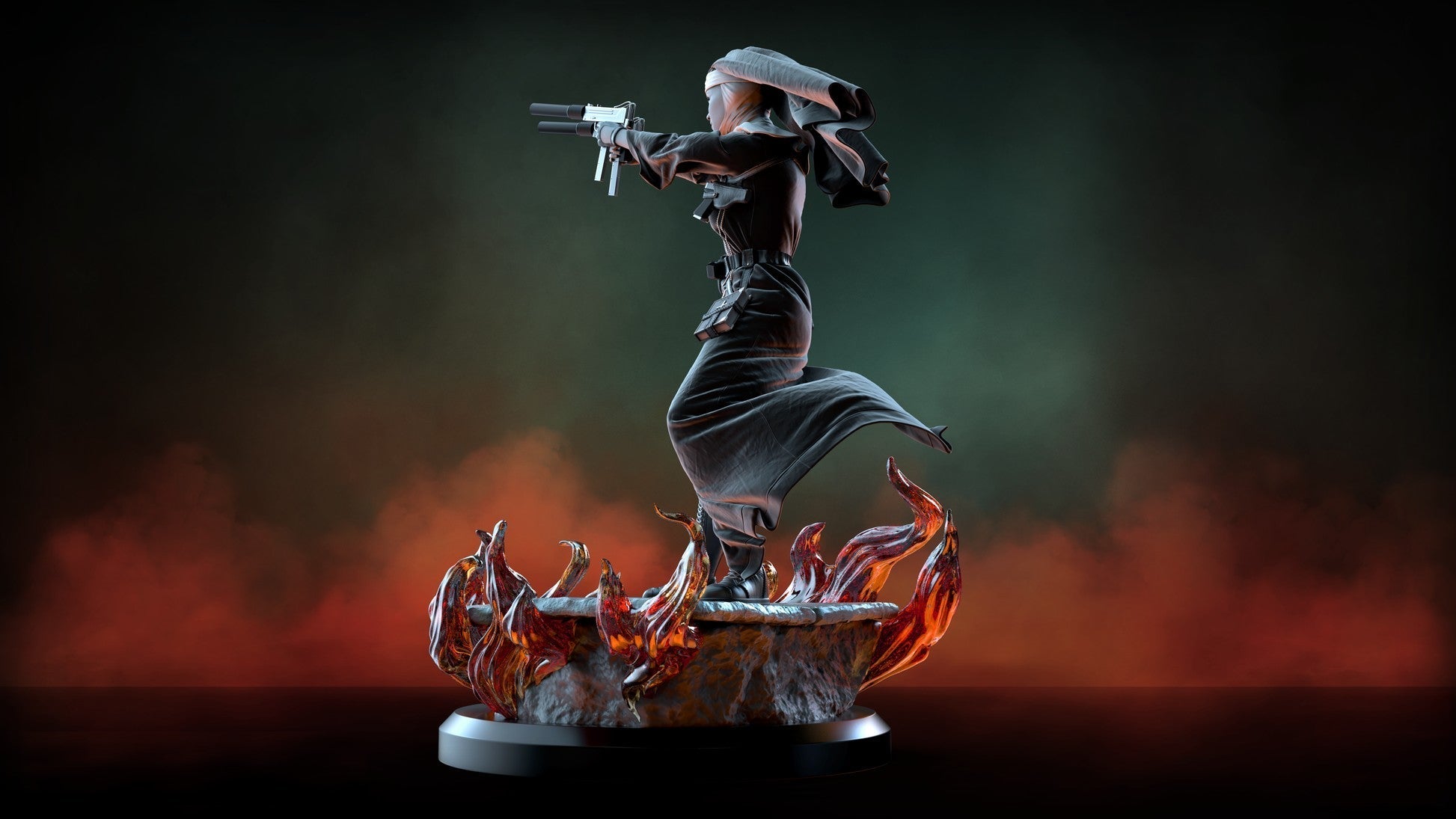 SISTER MARY Special Edition - STL 3D Print Files - 3D Printed Garage Kit ガレージキット Resin Model Scale Figure フィギュア