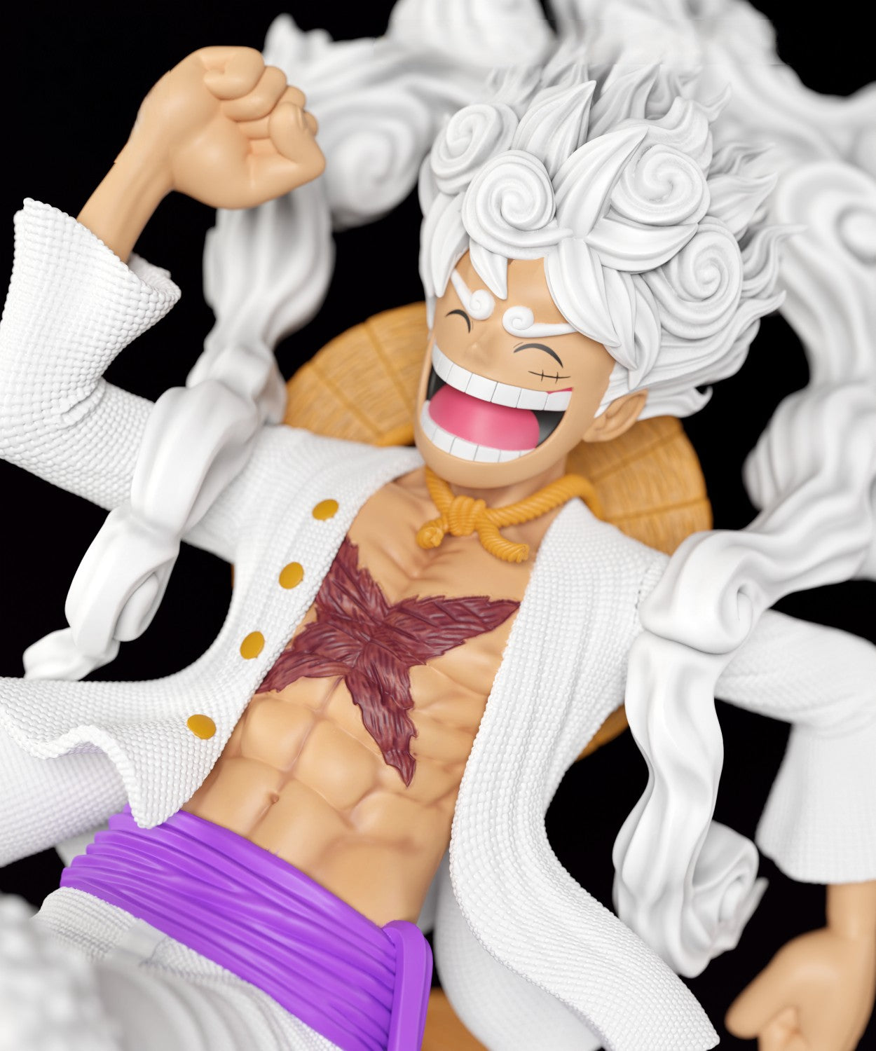 Luffy Gear 5 - One Piece 1/8 Scale - 3D Printed Garage Kit ガレージキット Resin Model Scale Figure フィギュア