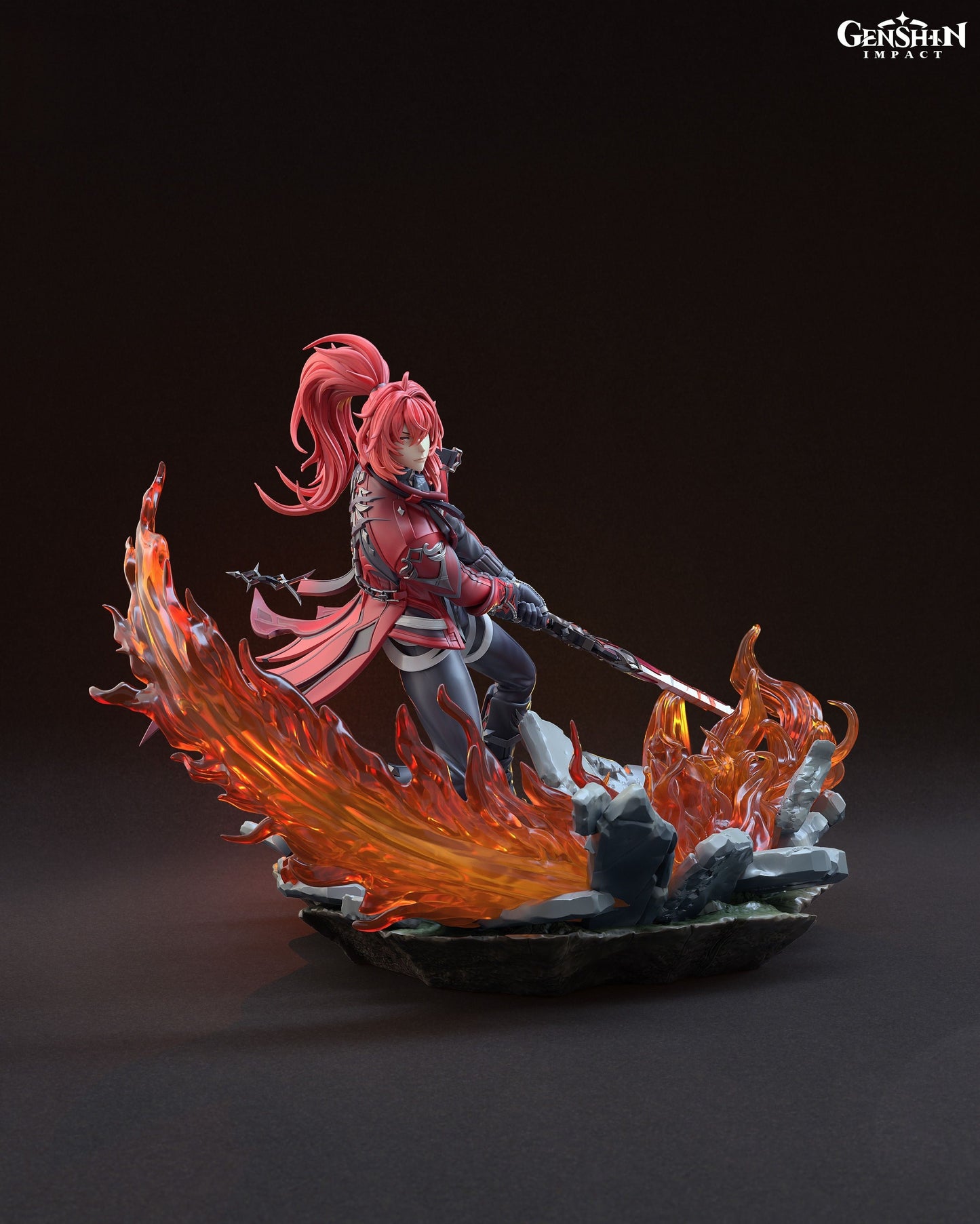 Diluc - Genshin Impact - STL 3D Print Files - 3D Printed Garage Kit ガレージキット Resin Model Scale Figure フィギュア