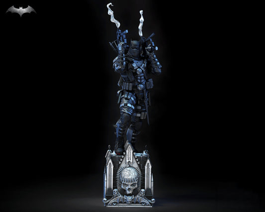 Grim Knight - Batman - STL 3D Print Files - 3D Printed Garage Kit ガレージキット Resin Model Scale Figure フィギュア