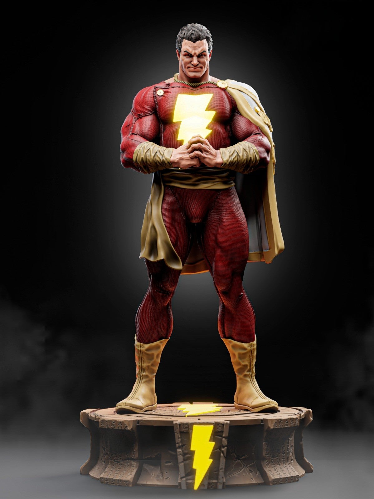 Shazam - DC Comics - STL 3D Print Files - 3D Printed Garage Kit ガレージキット Resin Model Scale Figure フィギュア