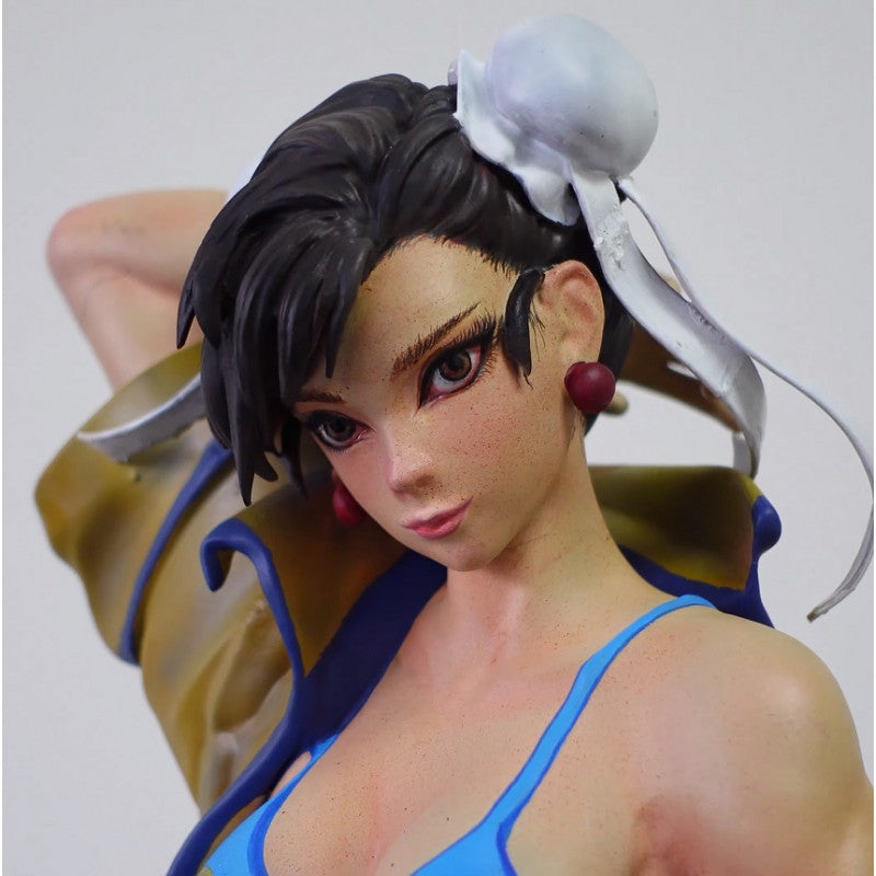 Chun Li Beach Special Edition - Street Fighter - STL 3D Print Files - 3D Printed Garage Kit ガレージキット Resin Model Scale Figure フィギュア