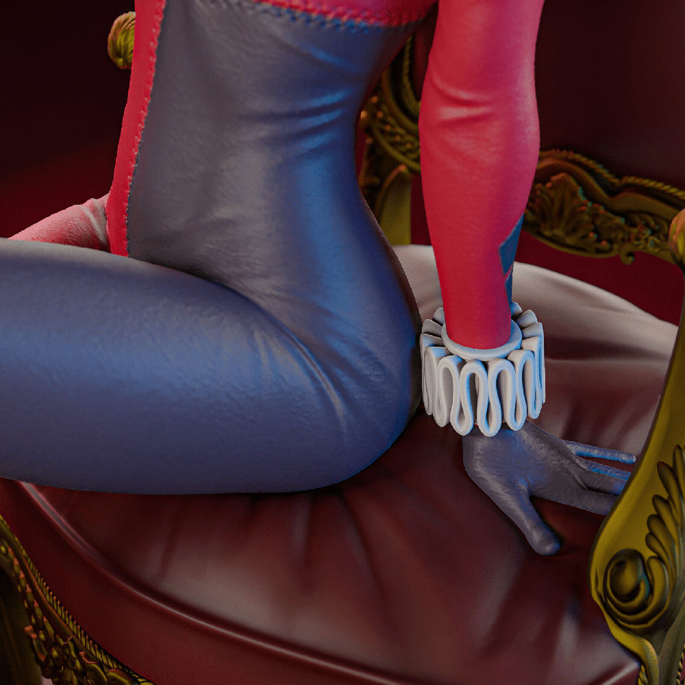 1534 Classic Harley Quinn - DC Comics - STL 3D Print Files - 3D Printed Garage Kit ガレージキット Resin Model Scale Figure フィギュア