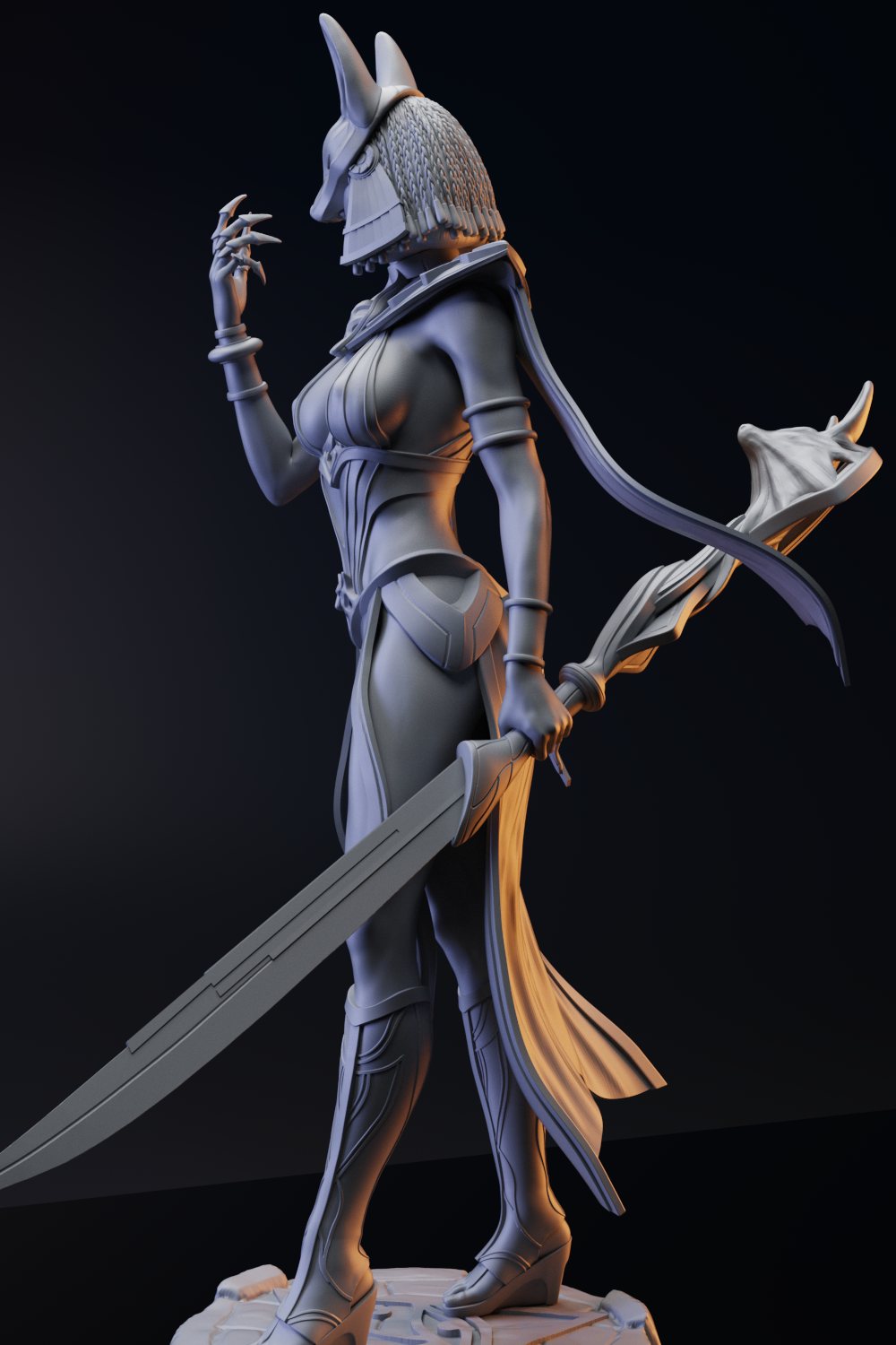 Cleopatra Special Edition - STL 3D Print Files - 3D Printed Garage Kit ガレージキット Resin Model Scale Figure フィギュア