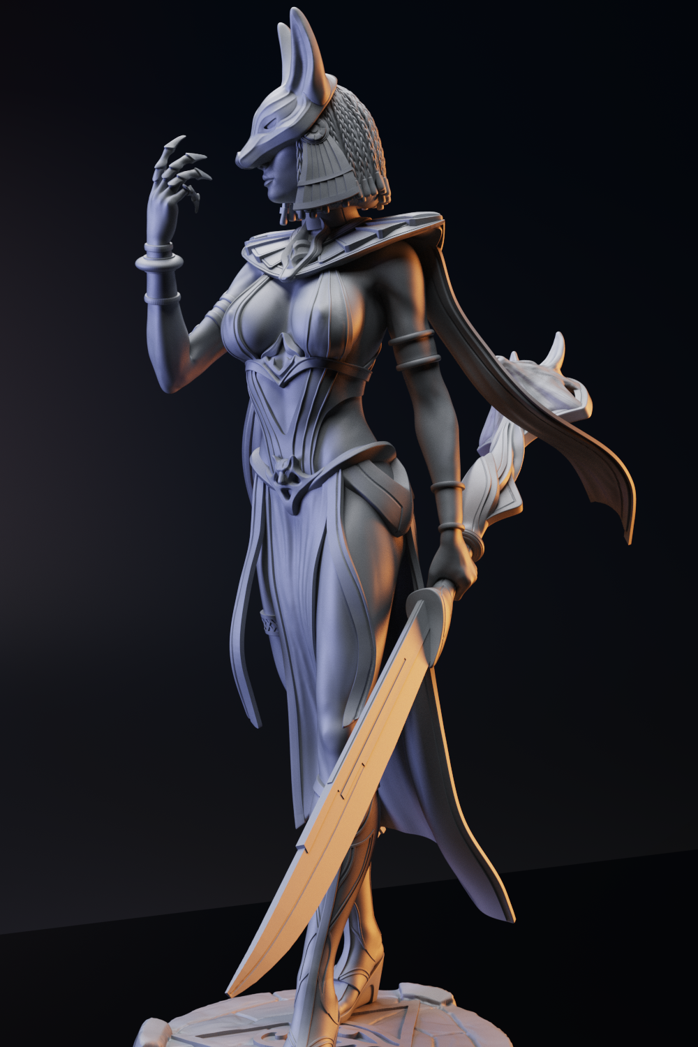 Cleopatra Special Edition - STL 3D Print Files - 3D Printed Garage Kit ガレージキット Resin Model Scale Figure フィギュア