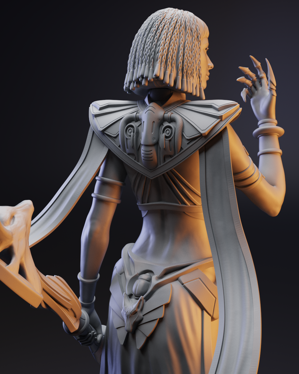 Cleopatra Special Edition - STL 3D Print Files - 3D Printed Garage Kit ガレージキット Resin Model Scale Figure フィギュア