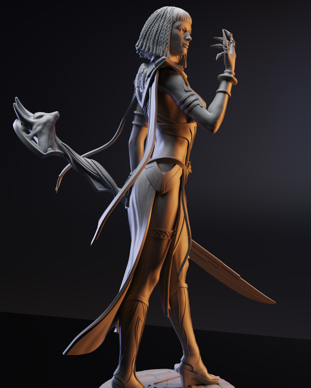 Cleopatra Special Edition - STL 3D Print Files - 3D Printed Garage Kit ガレージキット Resin Model Scale Figure フィギュア