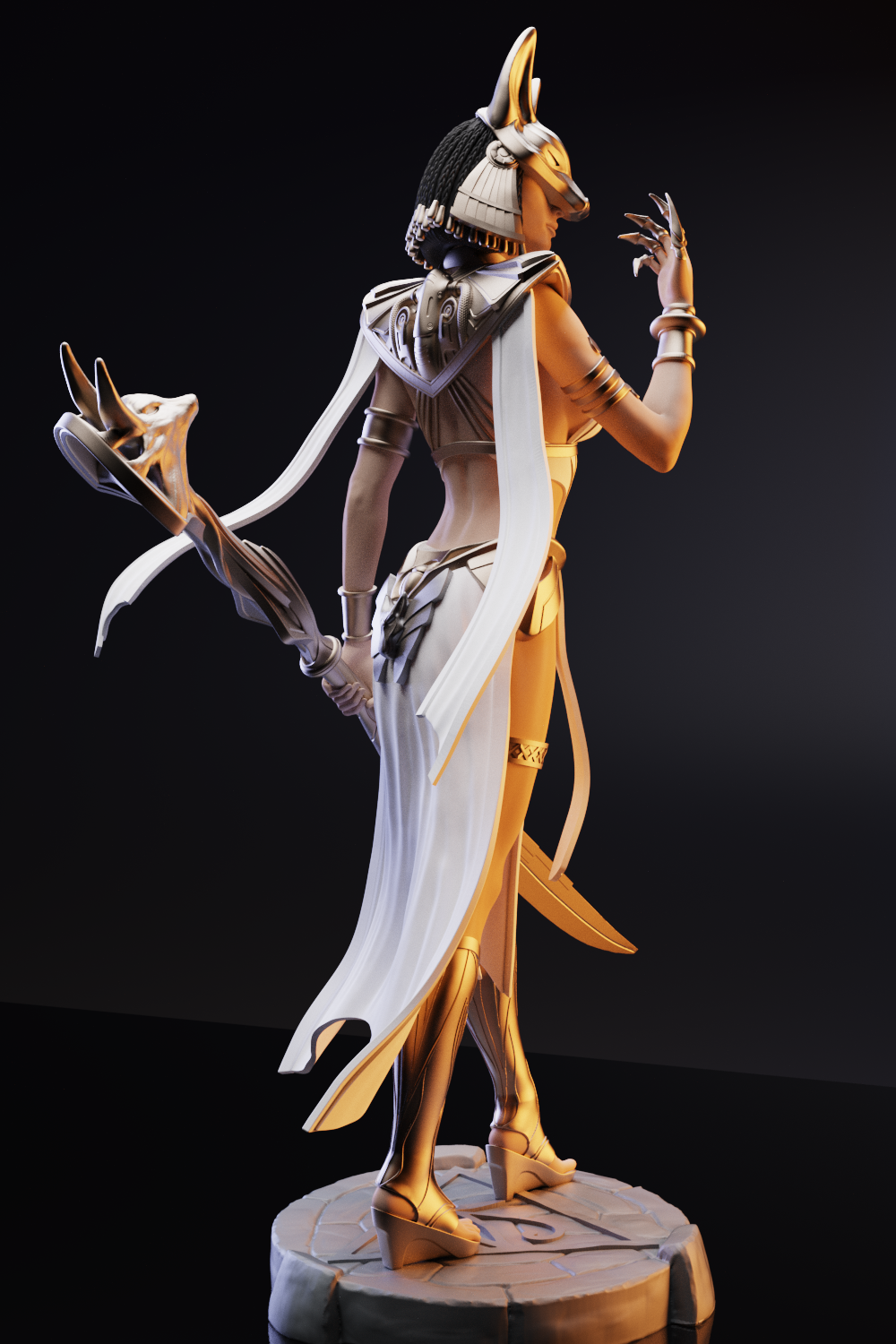 Cleopatra Special Edition - STL 3D Print Files - 3D Printed Garage Kit ガレージキット Resin Model Scale Figure フィギュア