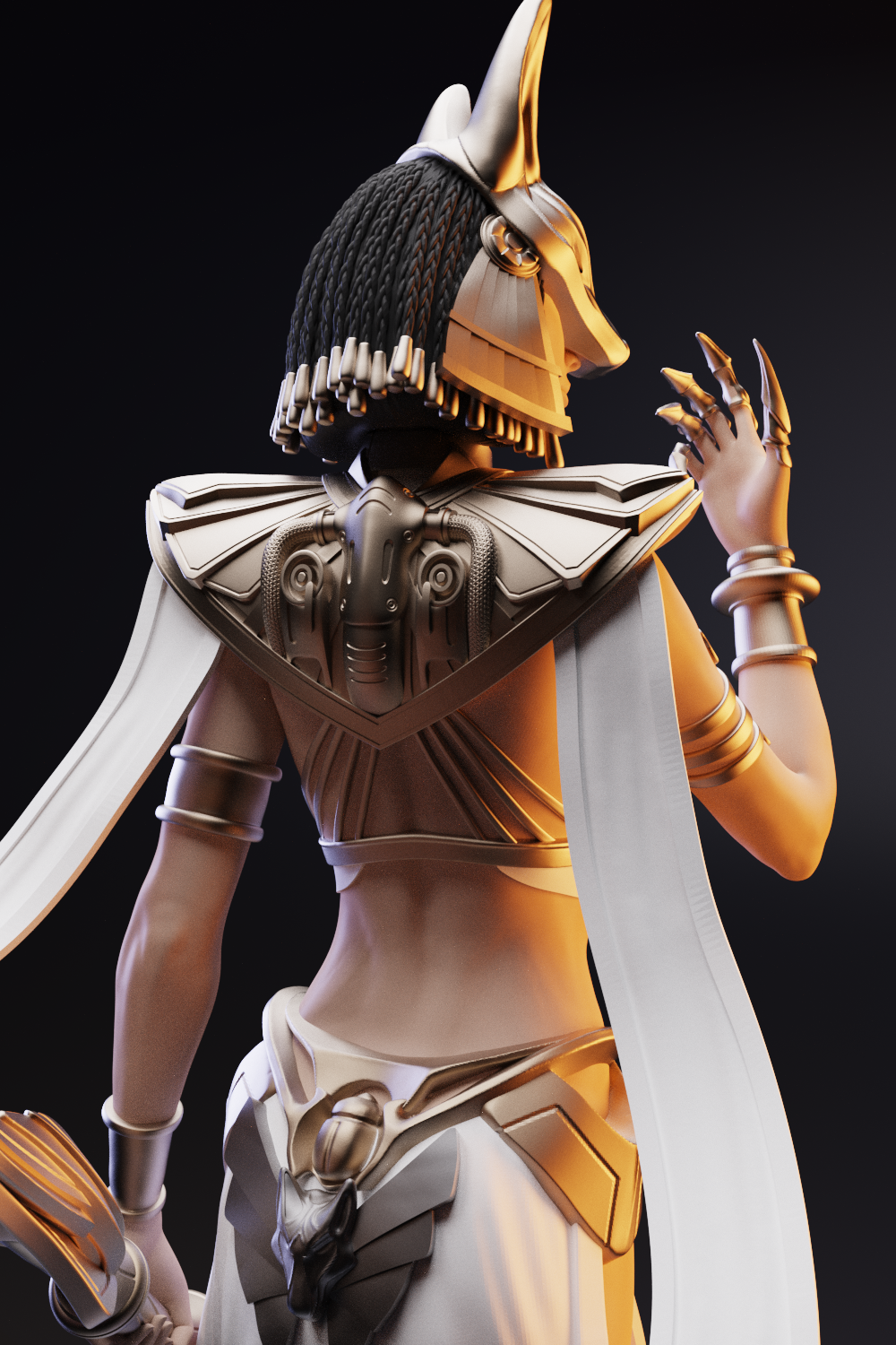 Cleopatra Special Edition - STL 3D Print Files - 3D Printed Garage Kit ガレージキット Resin Model Scale Figure フィギュア