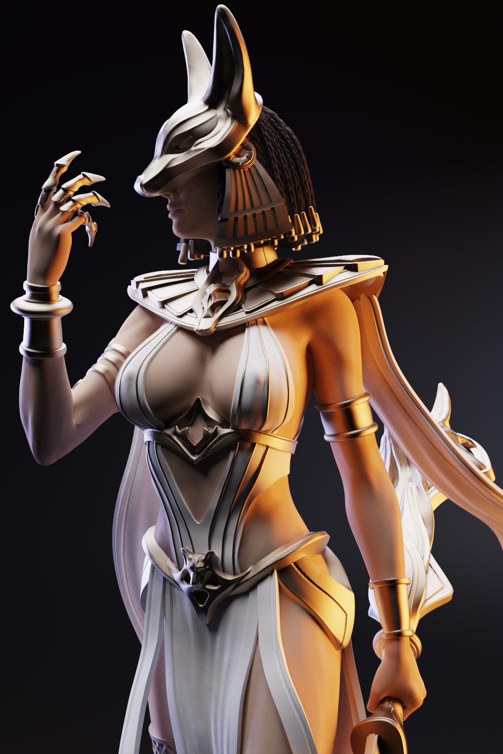 Cleopatra Special Edition - STL 3D Print Files - 3D Printed Garage Kit ガレージキット Resin Model Scale Figure フィギュア