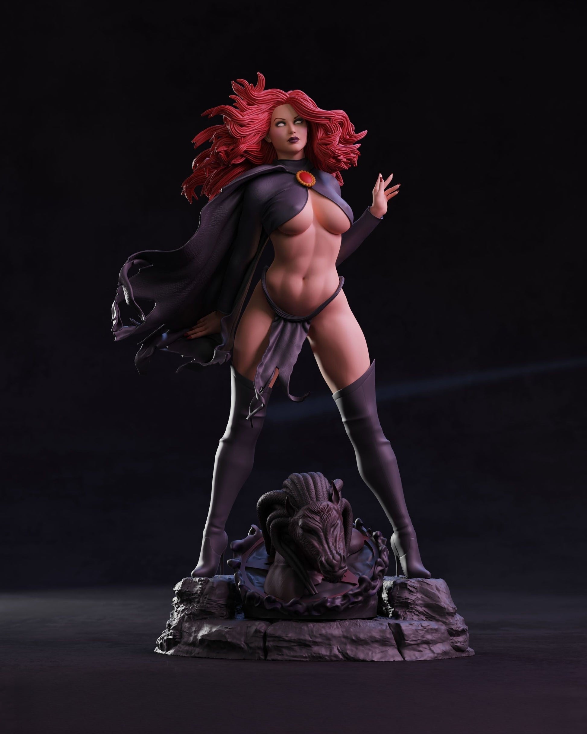 Madelyne Pryor Special Edition - STL 3D Print Files Success - 3D Printed Garage Kit ガレージキット Resin Model Scale Figure フィギュア
