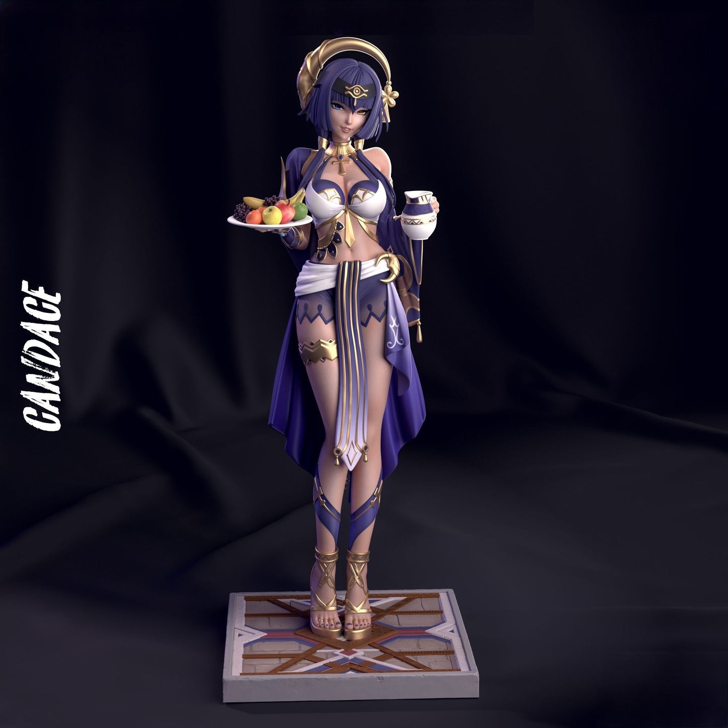 Candace - Genshin Impact - STL 3D Print Files - 3D Printed Garage Kit ガレージキット Resin Model Scale Figure フィギュア